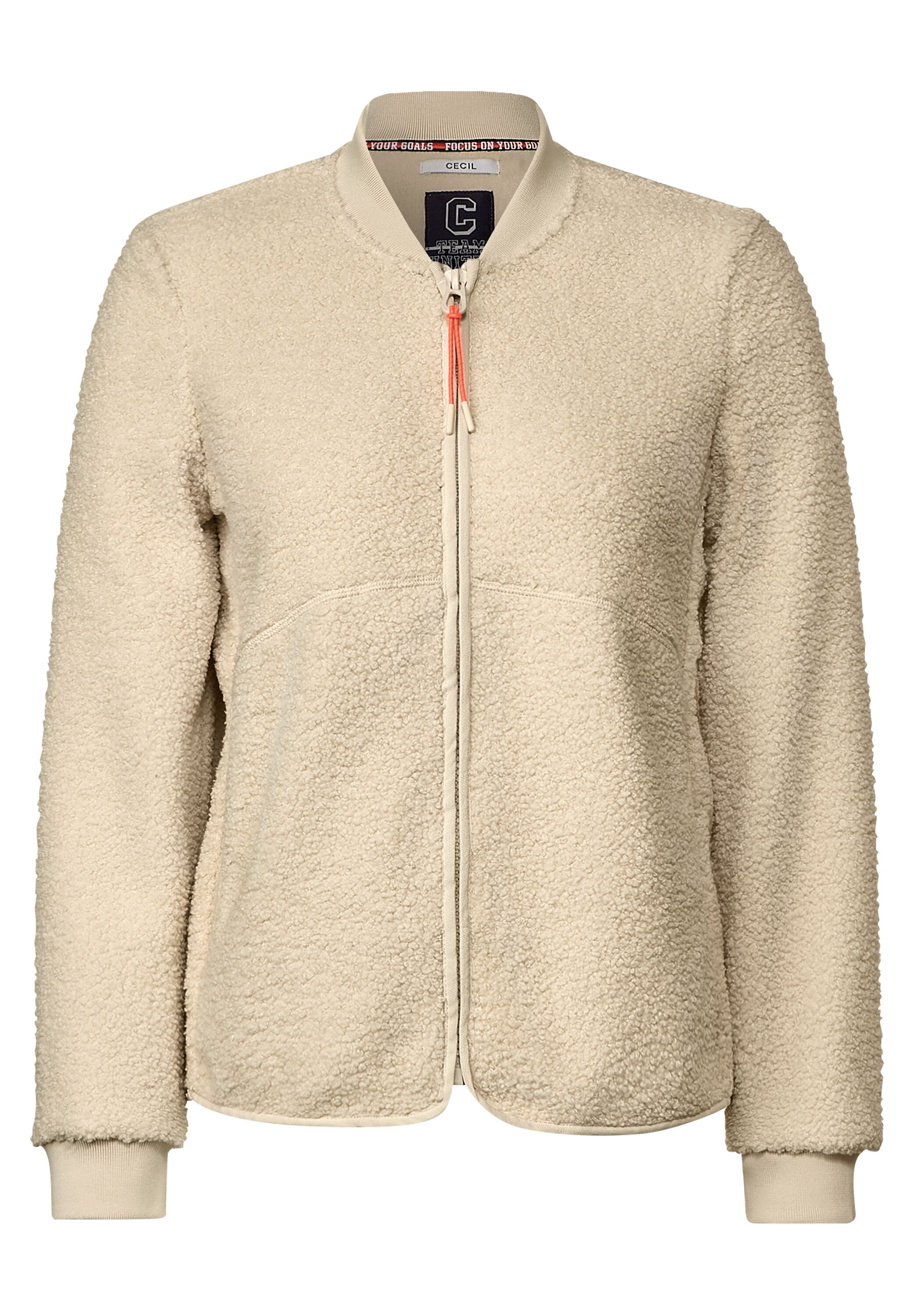 Teddyjacke mit Zipper