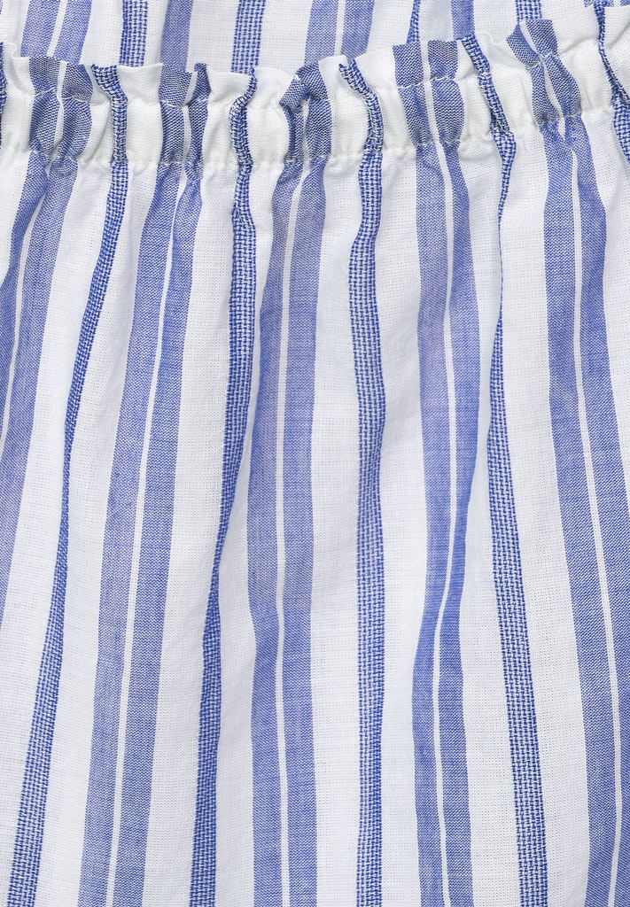 Gestreifte Carmenbluse