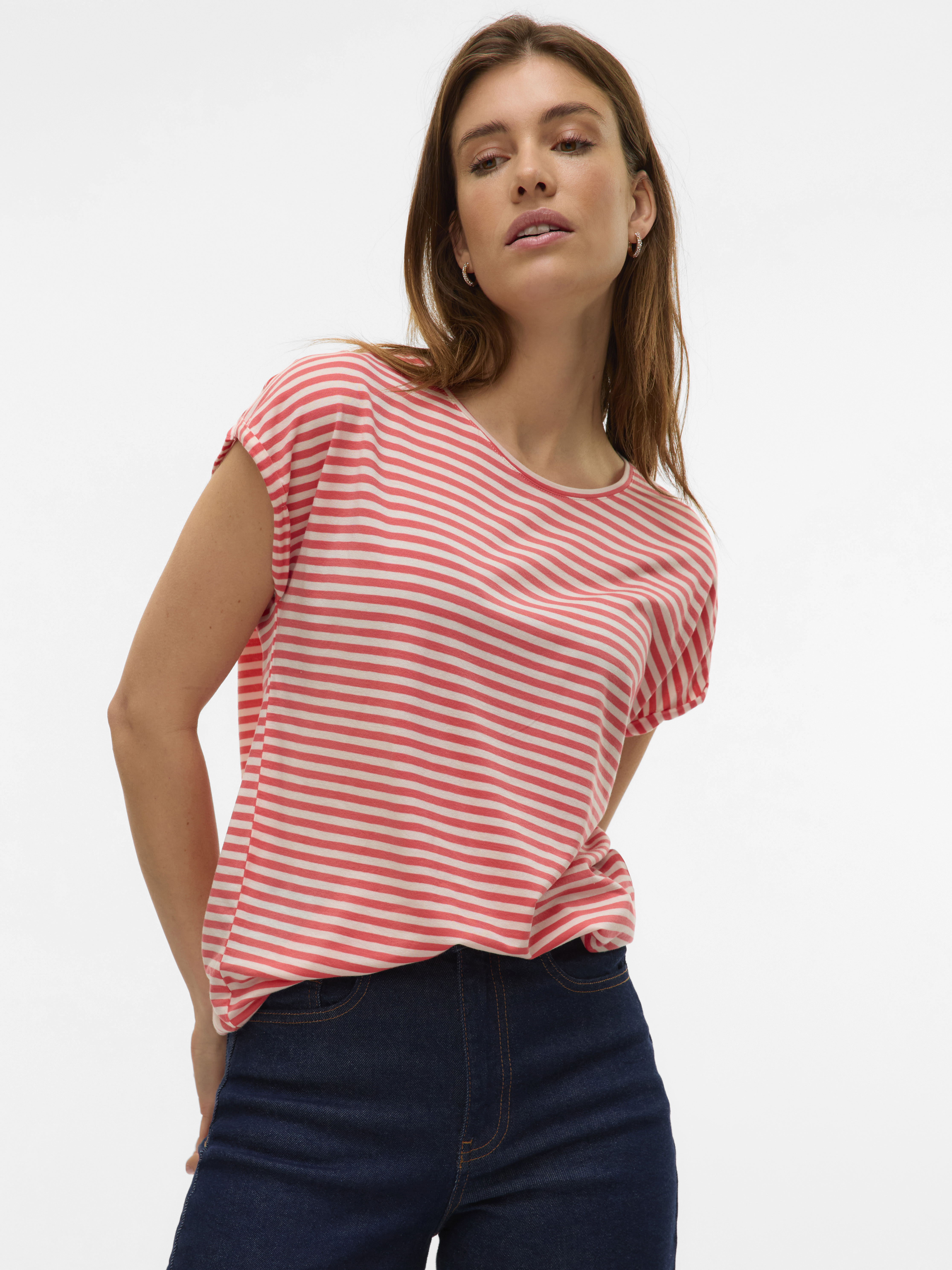 VMAVA SS TOP STRIPE JRS  NOOS
