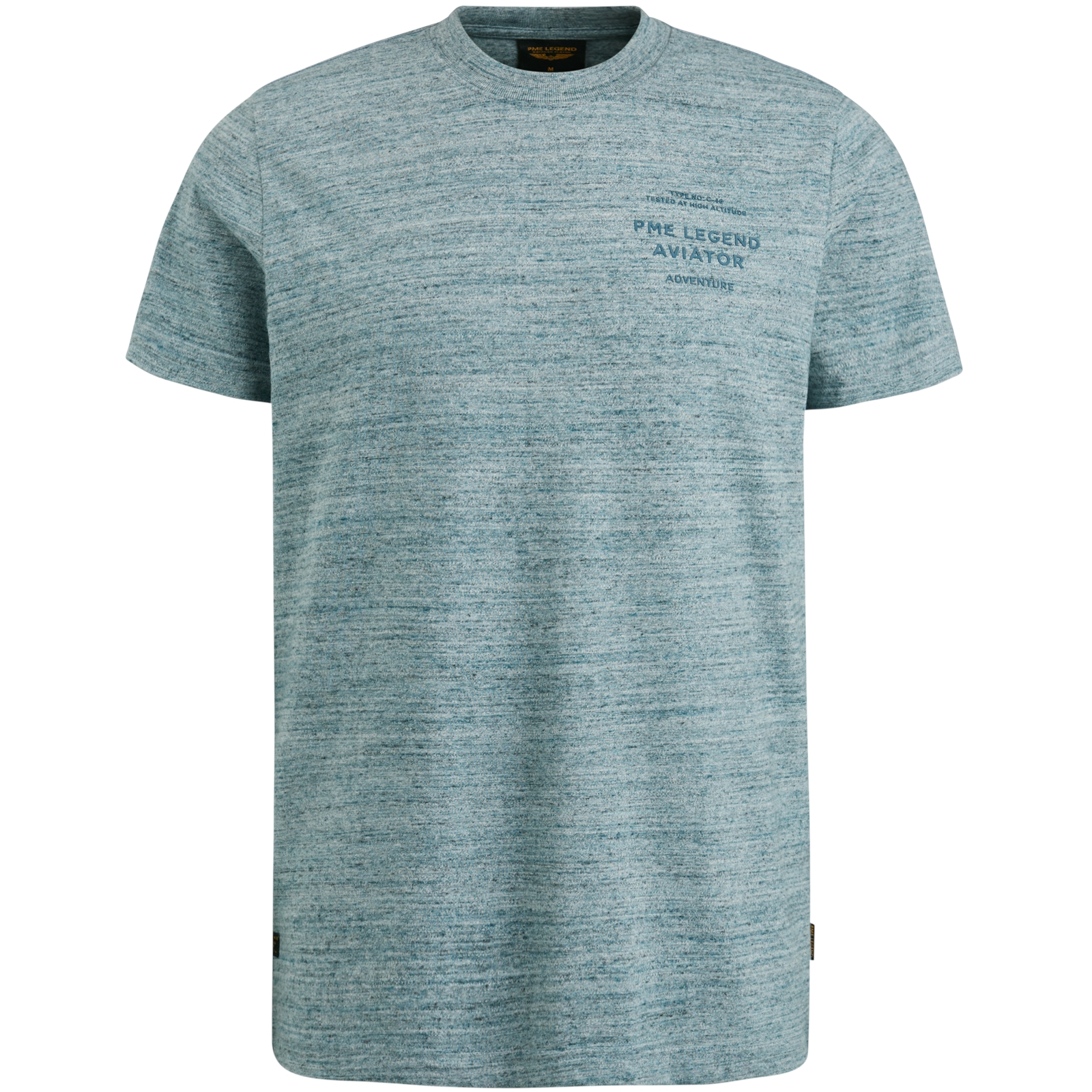 Short sleeve r-neck open end jersey