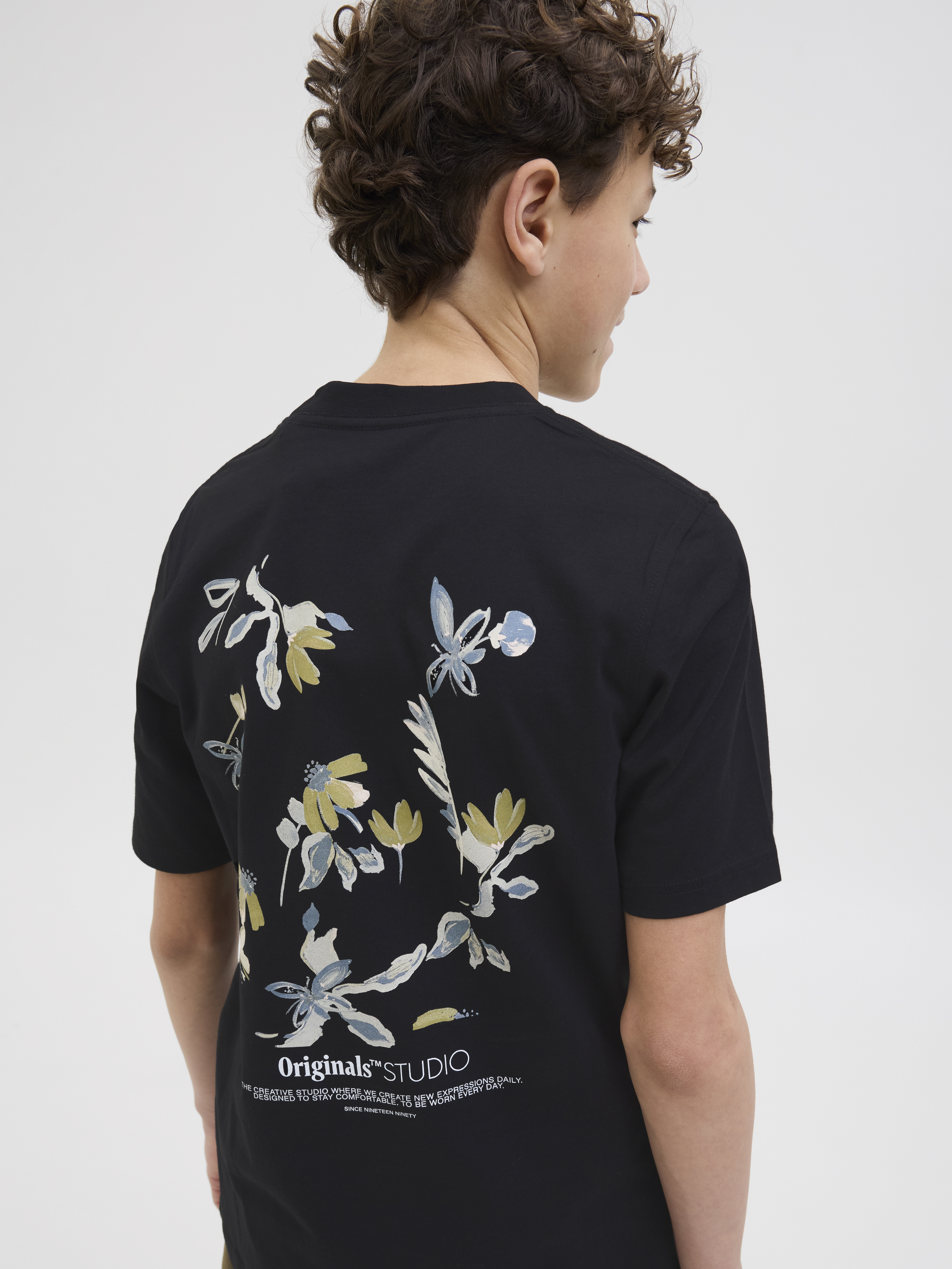JORVARENNA PAINTED BACK TEE SS CRE JNR