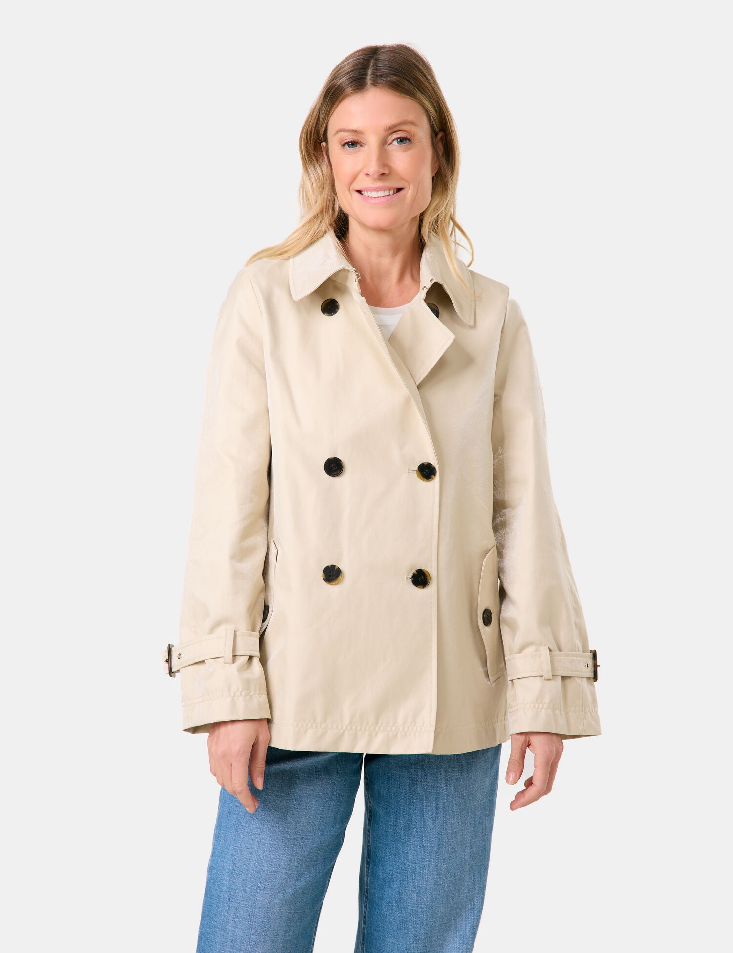 Outdoorjacke mit leichtem Glanz