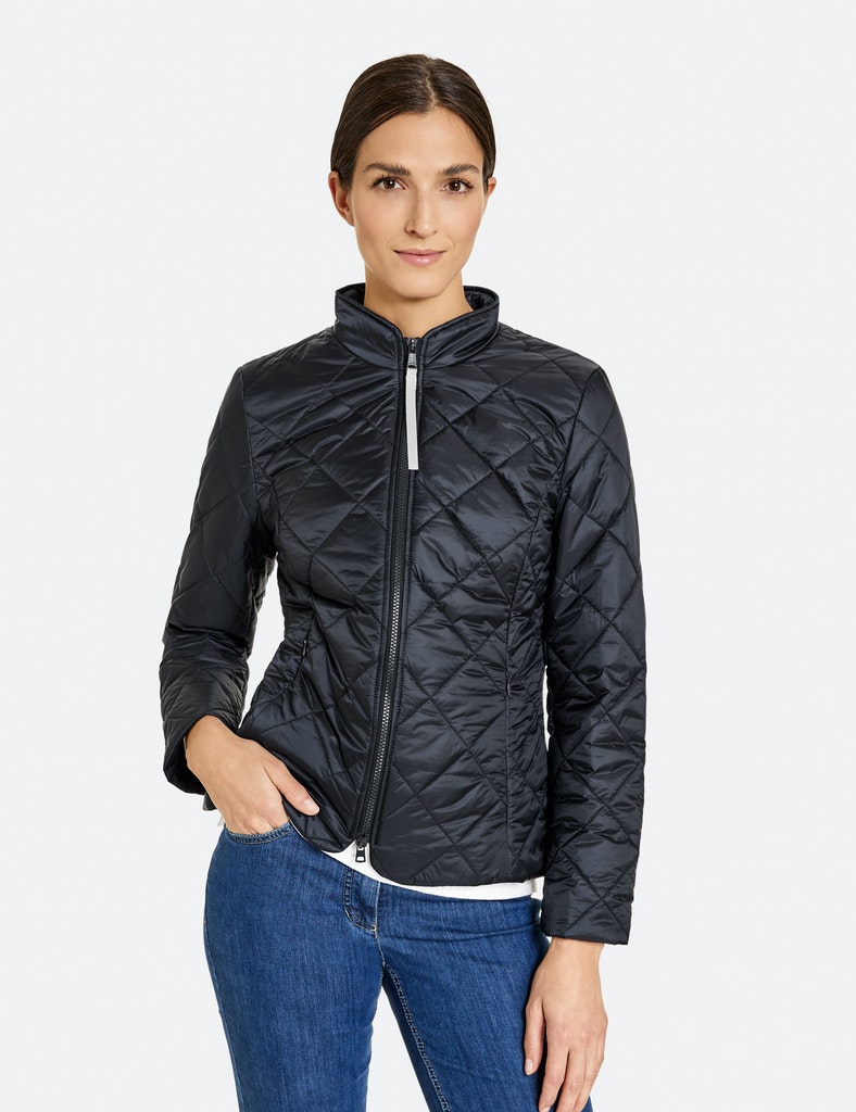 Jacke mit Rautenstepp