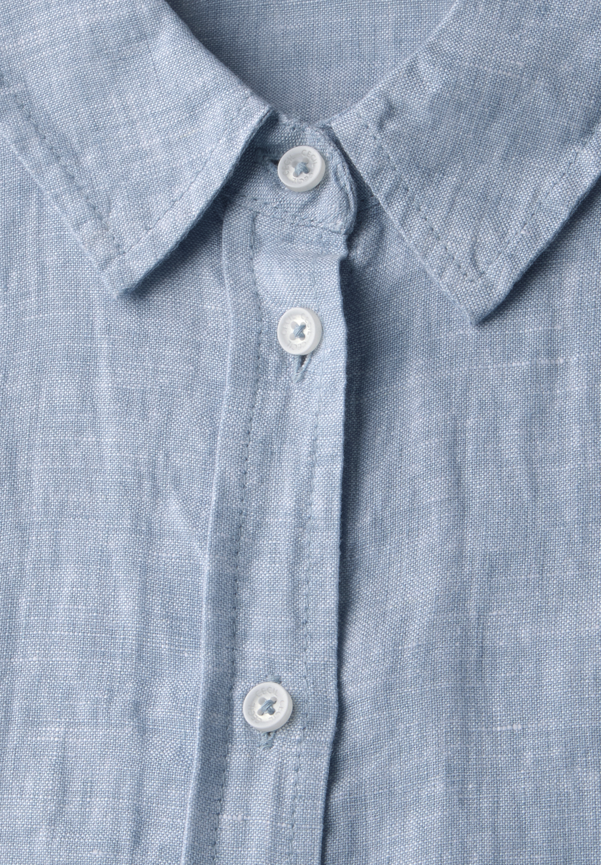 Chambray Leinenbluse