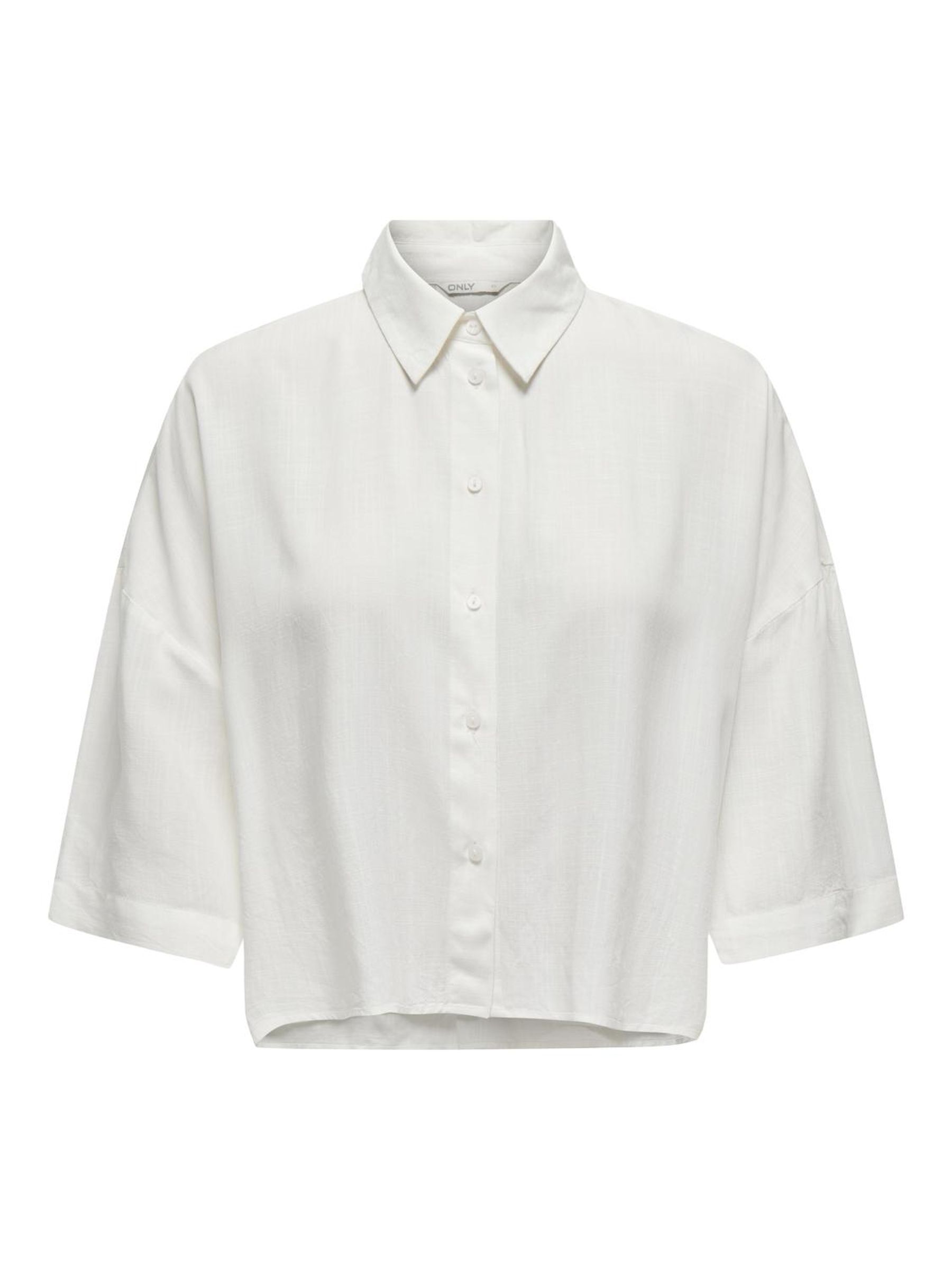 ONLASTRID LIFE 2/4 CROP SHIRT WVN NOOS