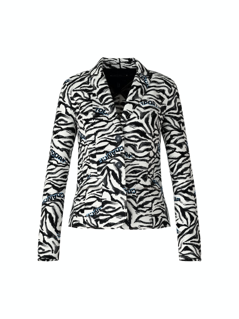 Blazer mit Zebramuster