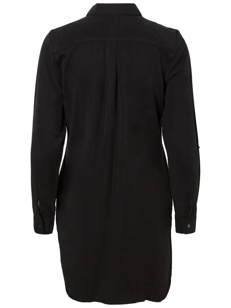 VMSILLA LS SHORT DRESS BLCK GA NOOS