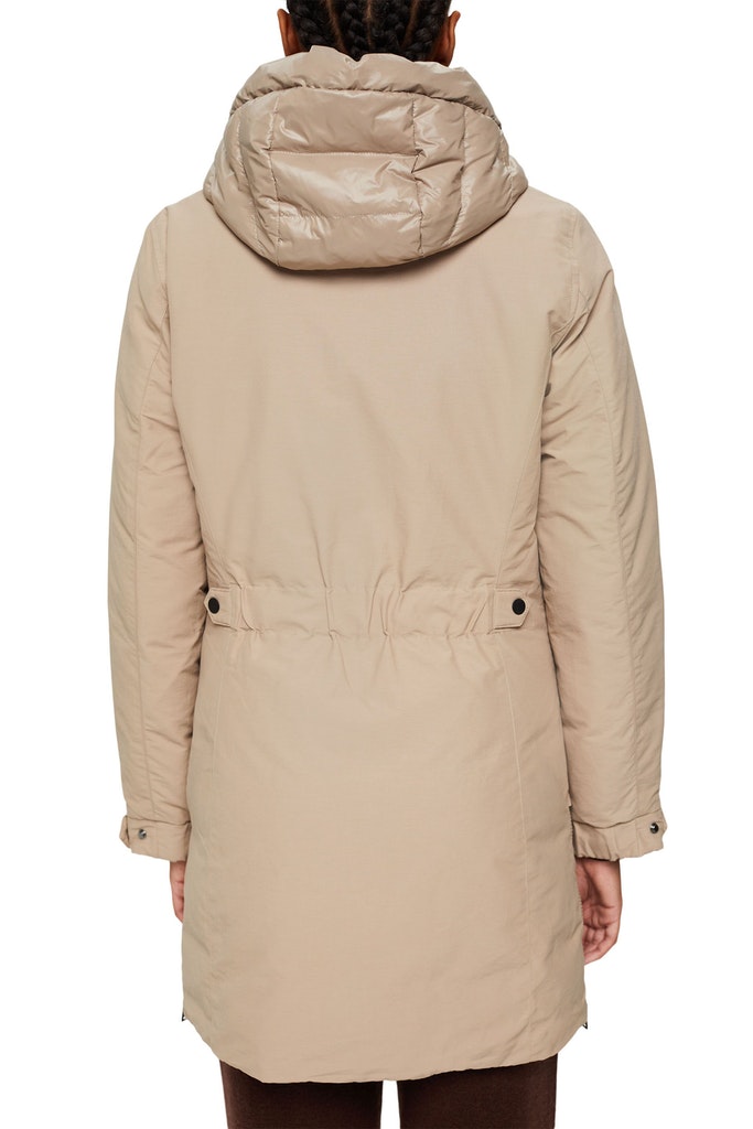 Parka aus Bio-Baumwoll-Mix mit recycelter Daune