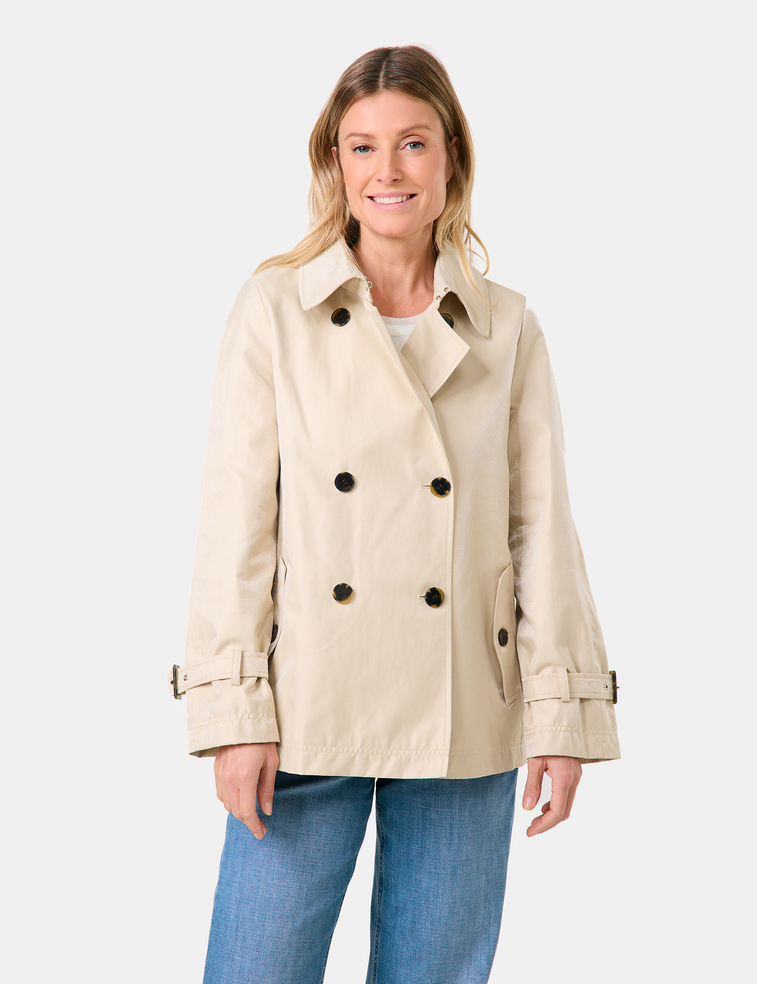 Outdoorjacke mit leichtem Glanz