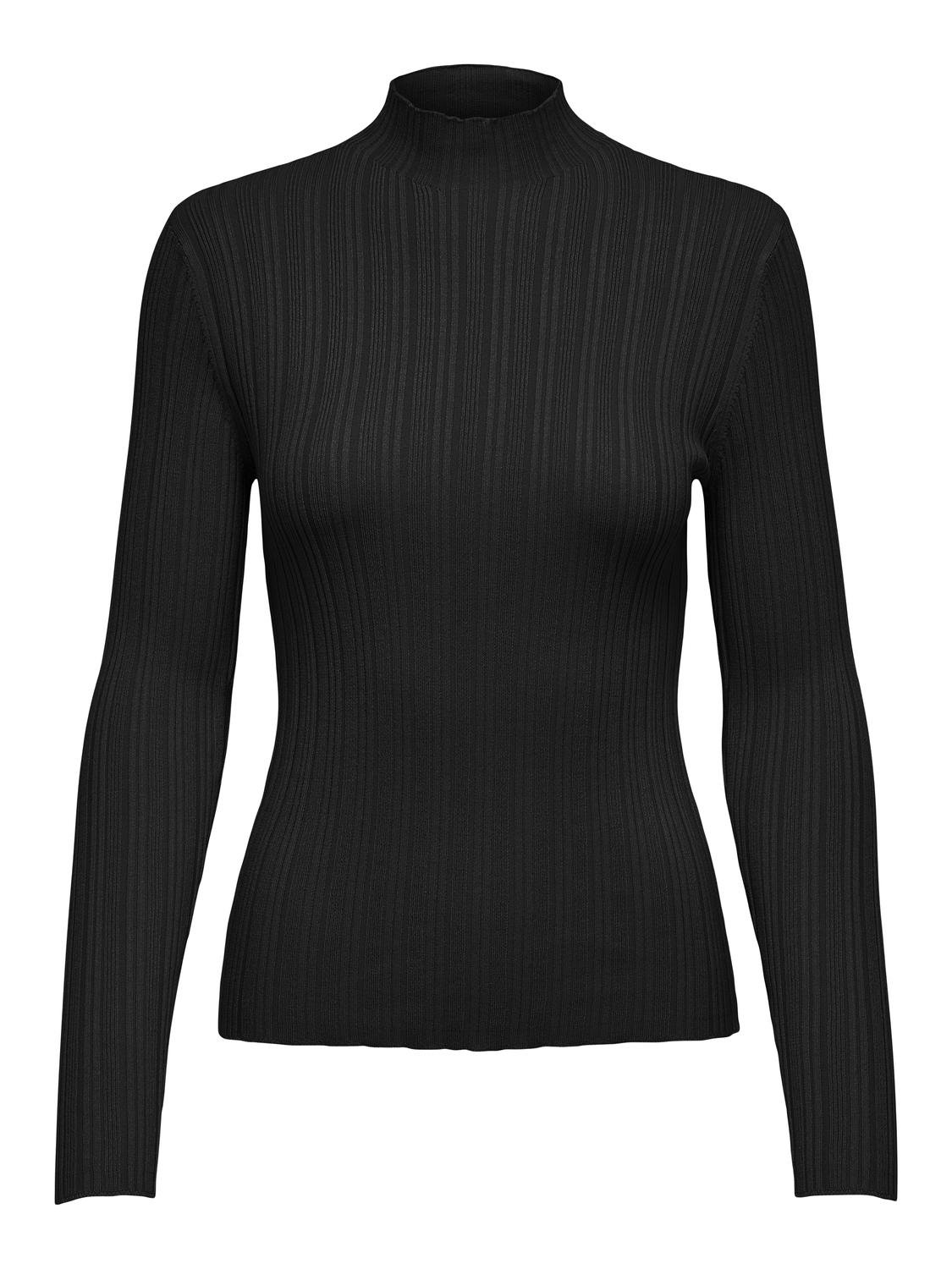 ONLMEDDI LS RIB HIGHNECK CC KNT