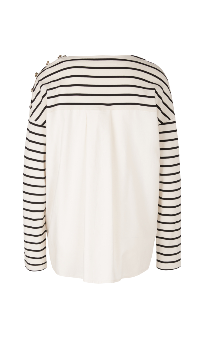 Maritimes Ringelshirt aus Jersey