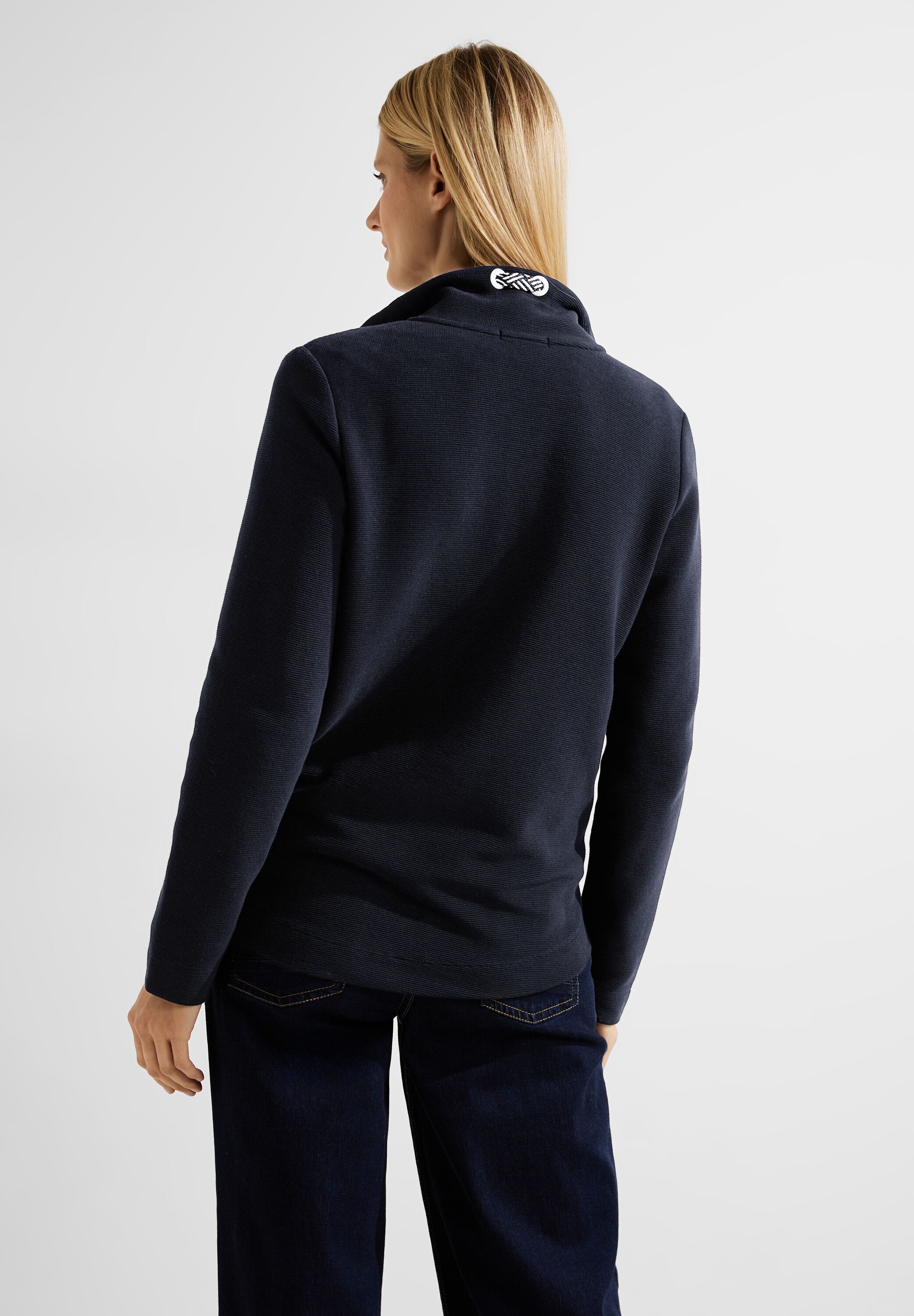 Strukturierte Shirtjacke