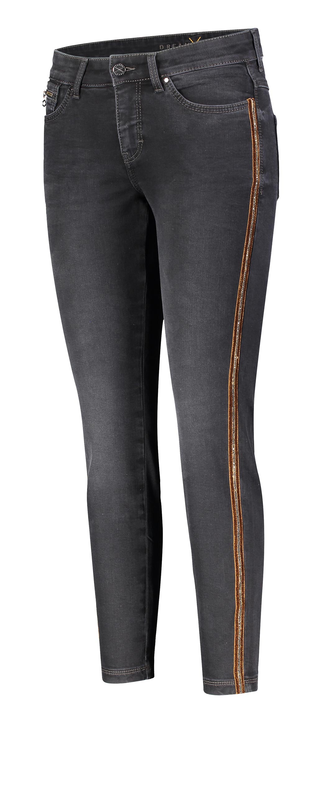 MAC JEANS - DREAM SLIM velvet chain, Dream denim