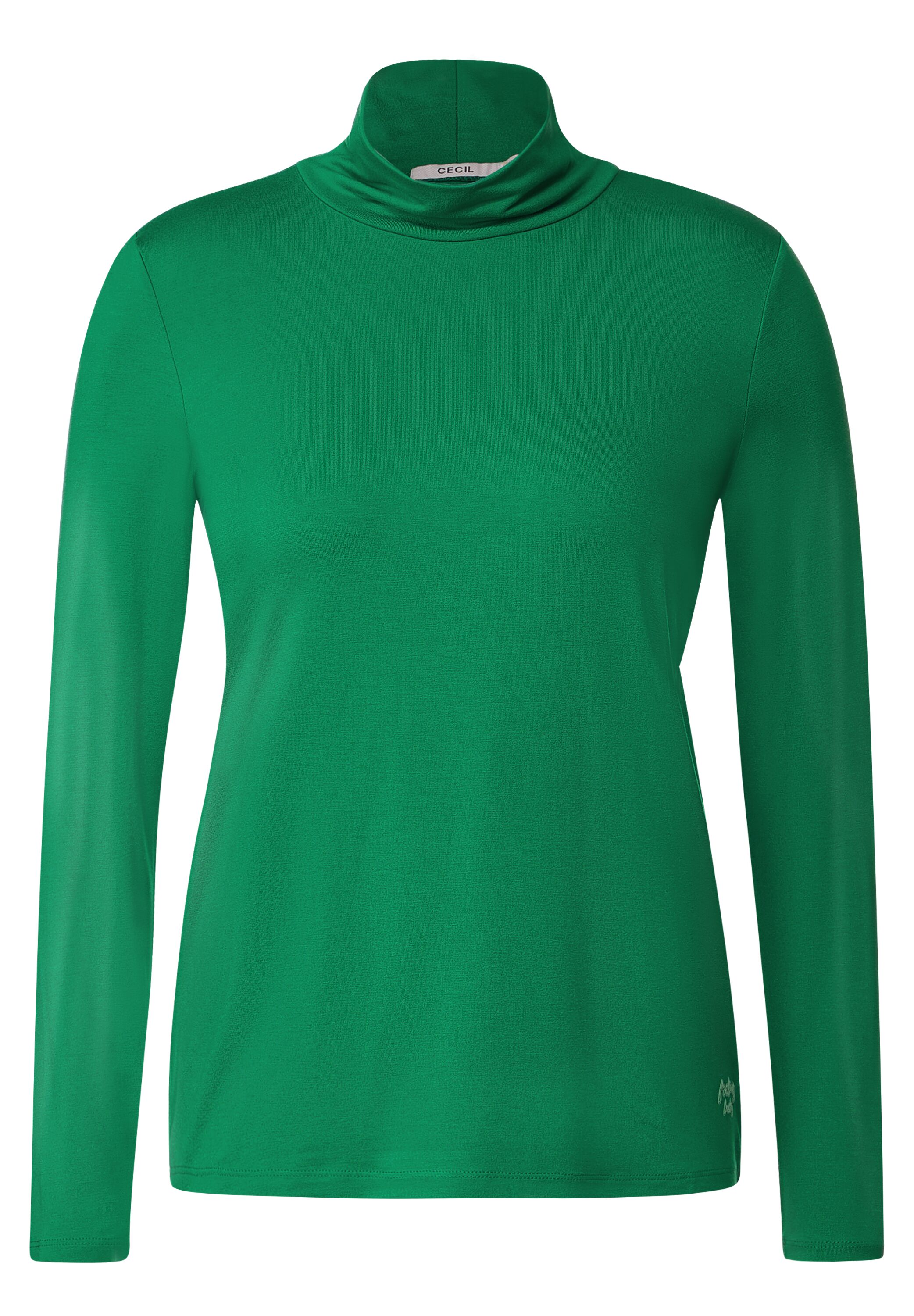 Shirt mit hohem Kragen