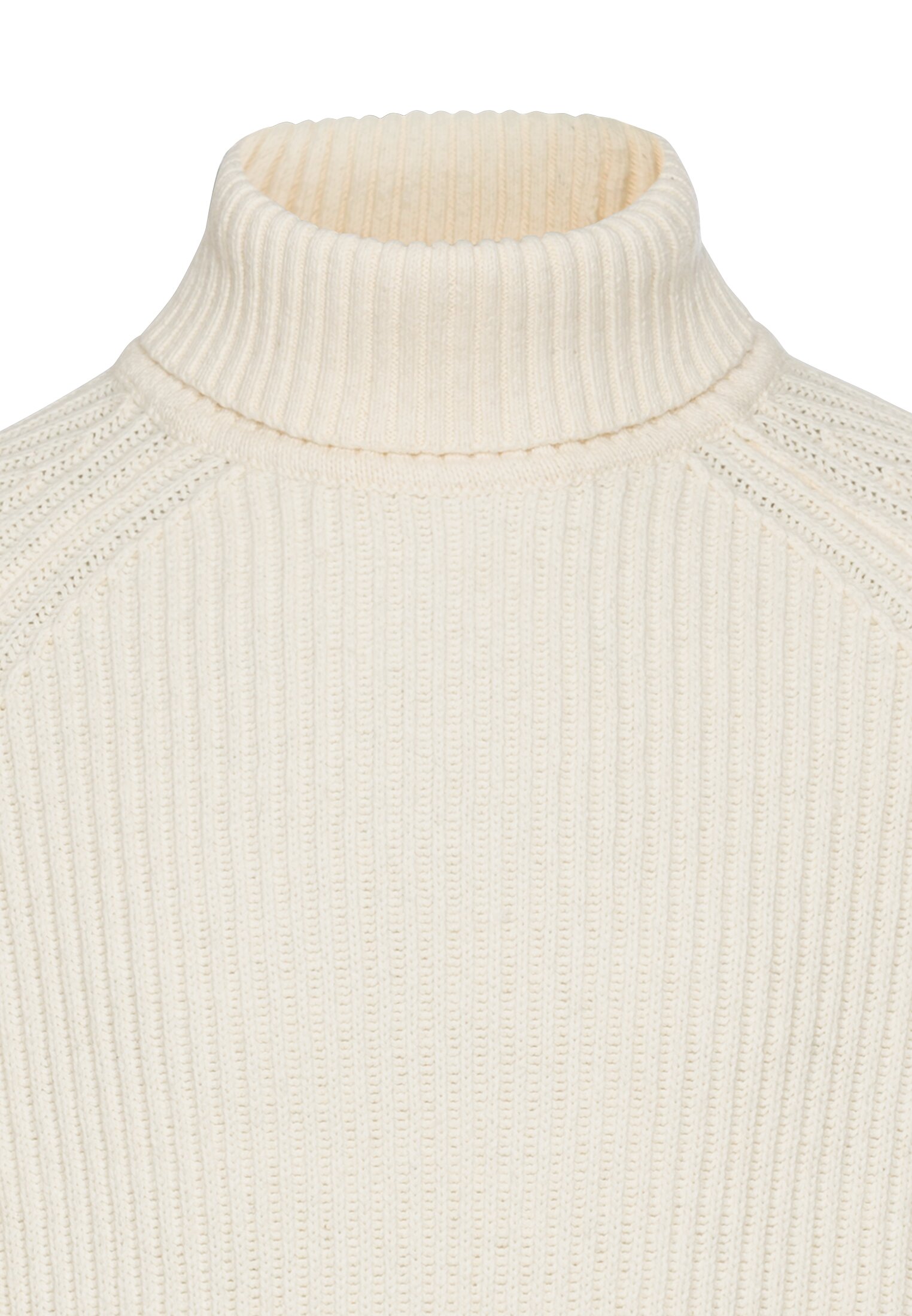 Strickpullover mit Rollkragen