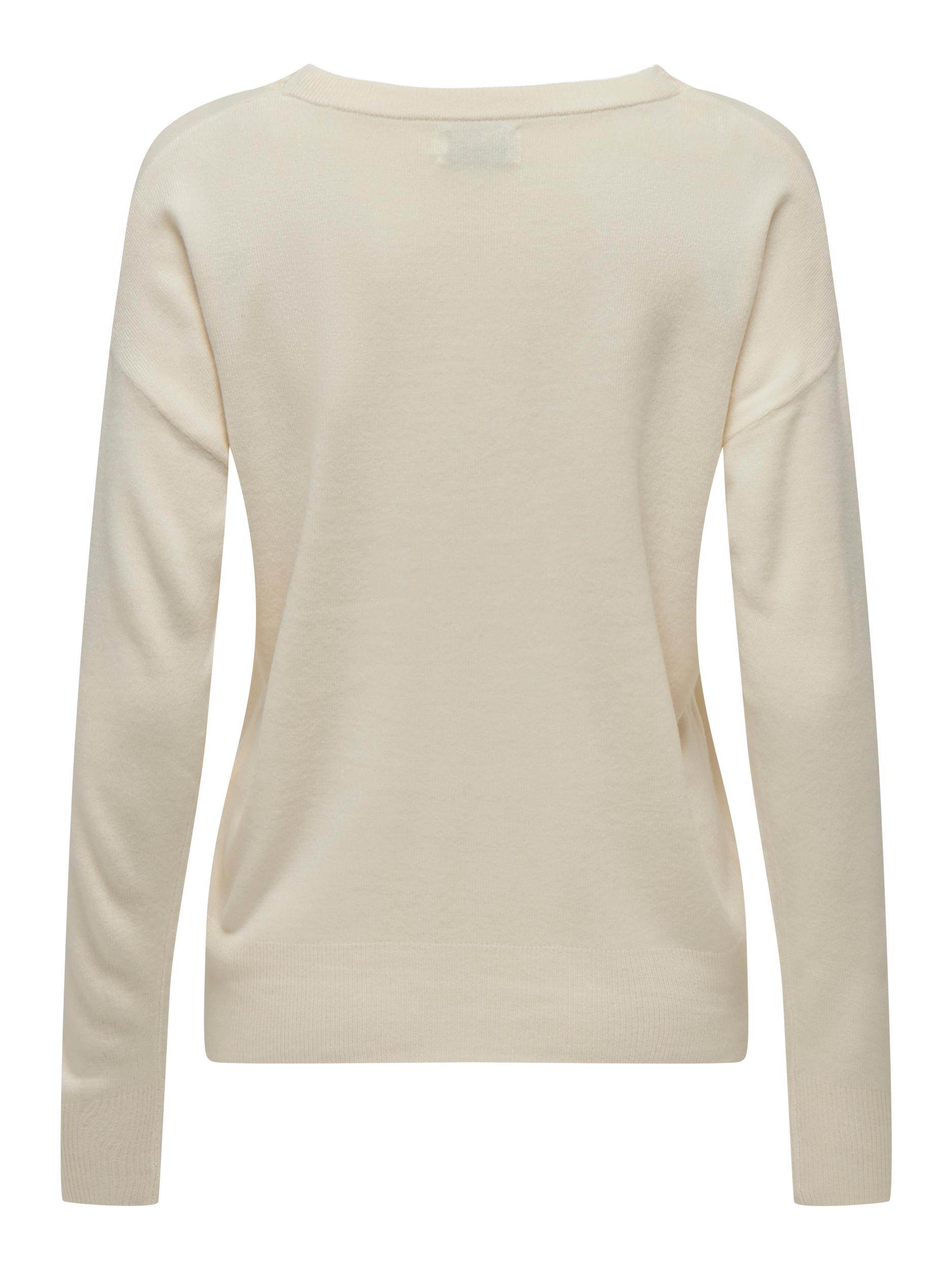 ONLSUNNY LS LACE V-NECK CC KNT