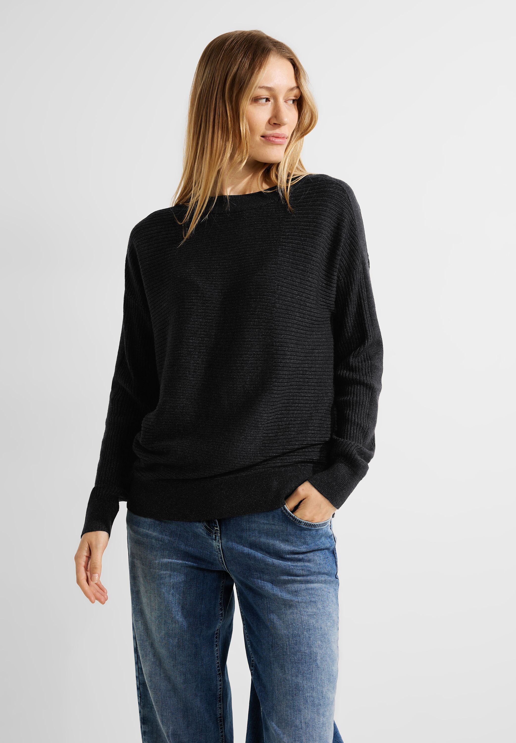 Rippstrick Pullover