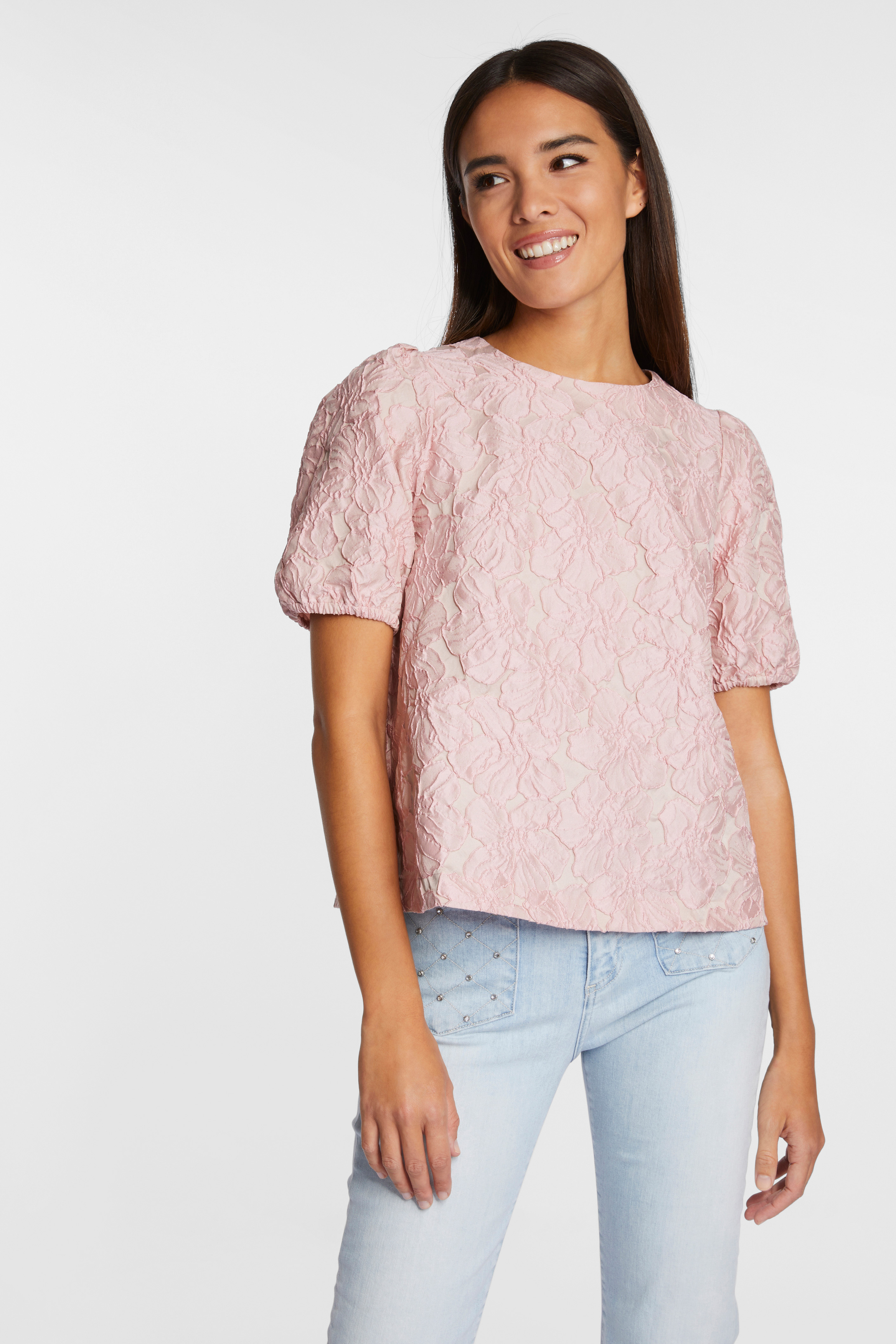 jacquard blouse