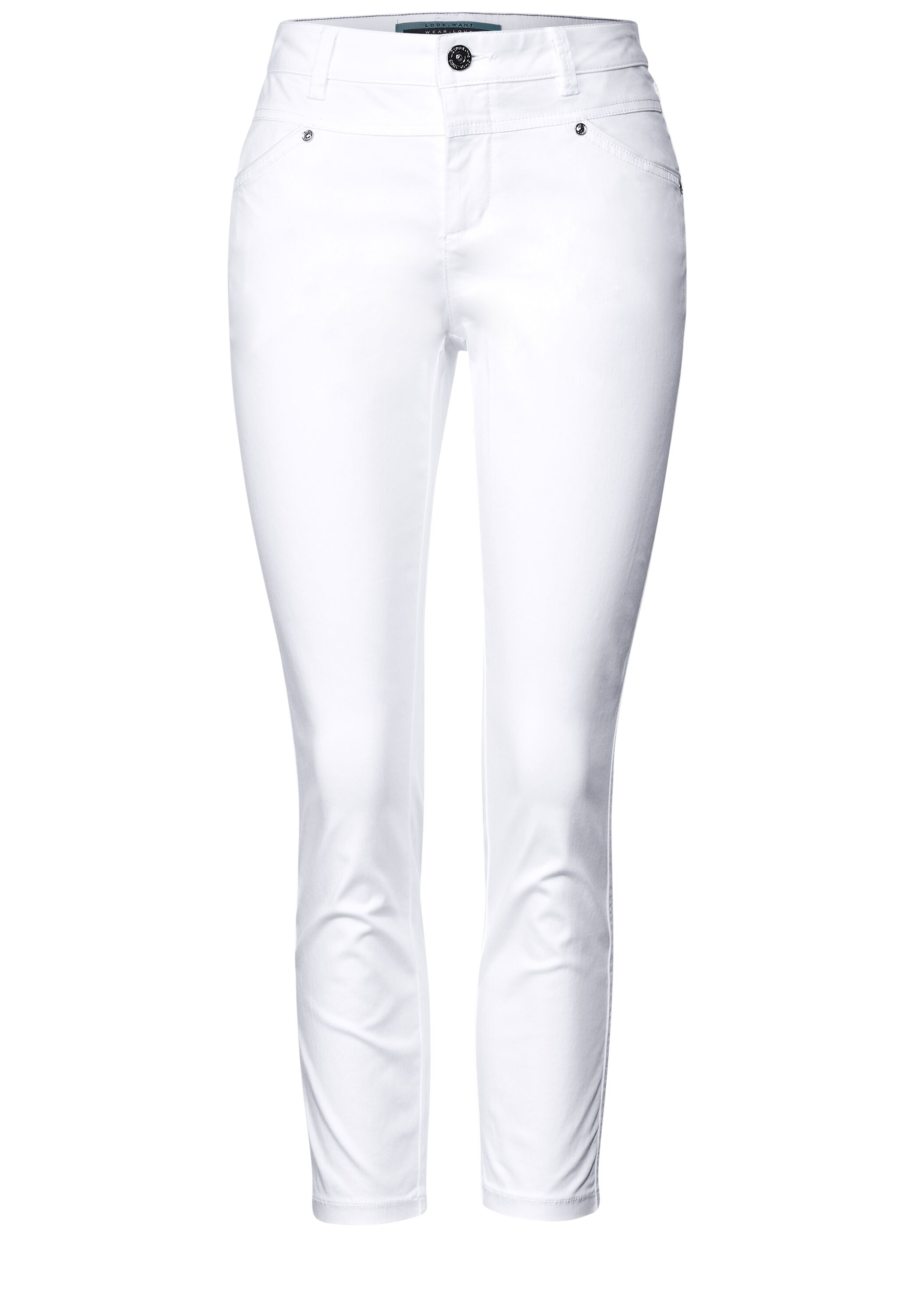 Casual Fit Seidenoptik Hose