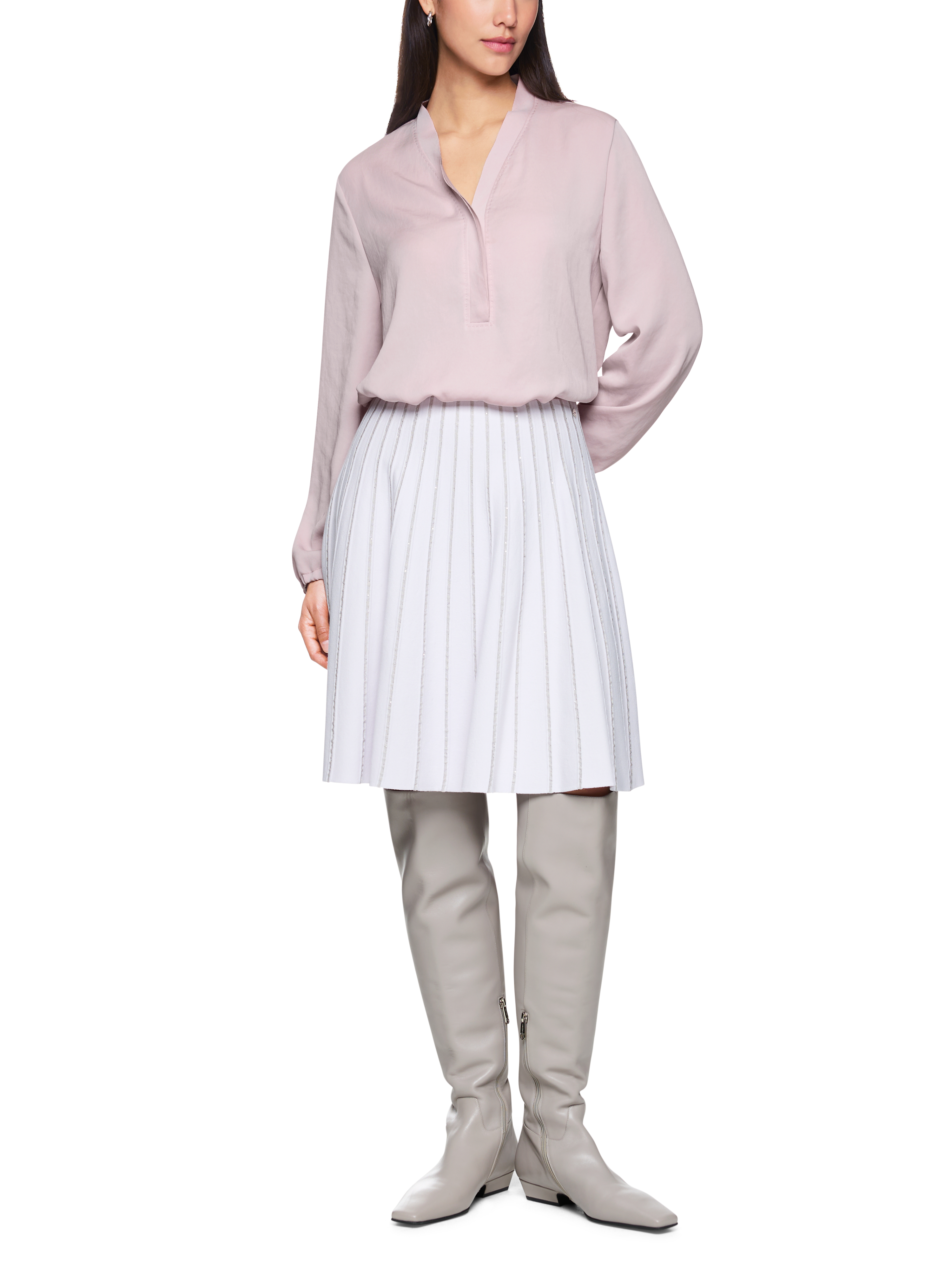 V-Neck-Bluse "Rethink Together"