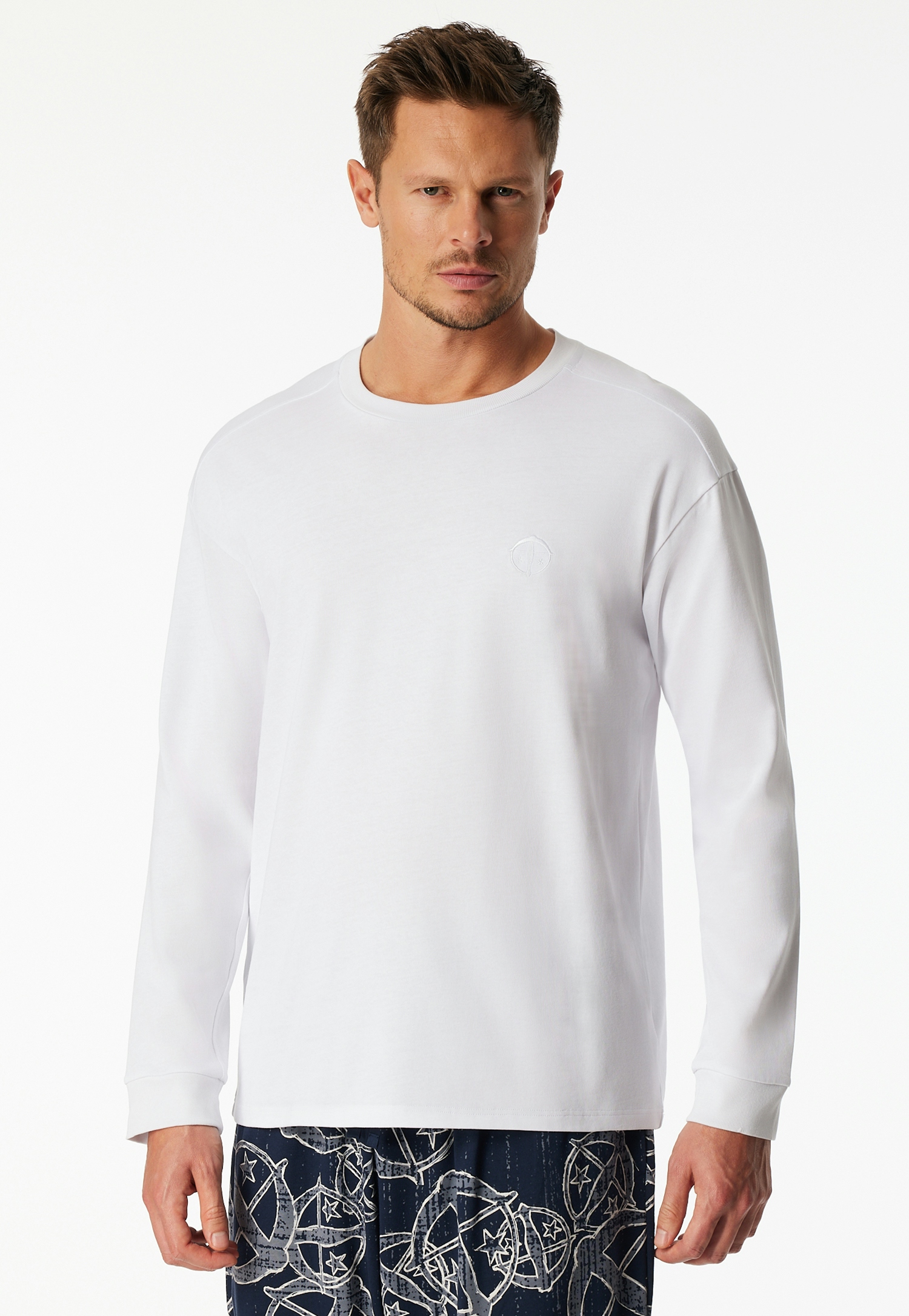 Langarmshirt Rundhals