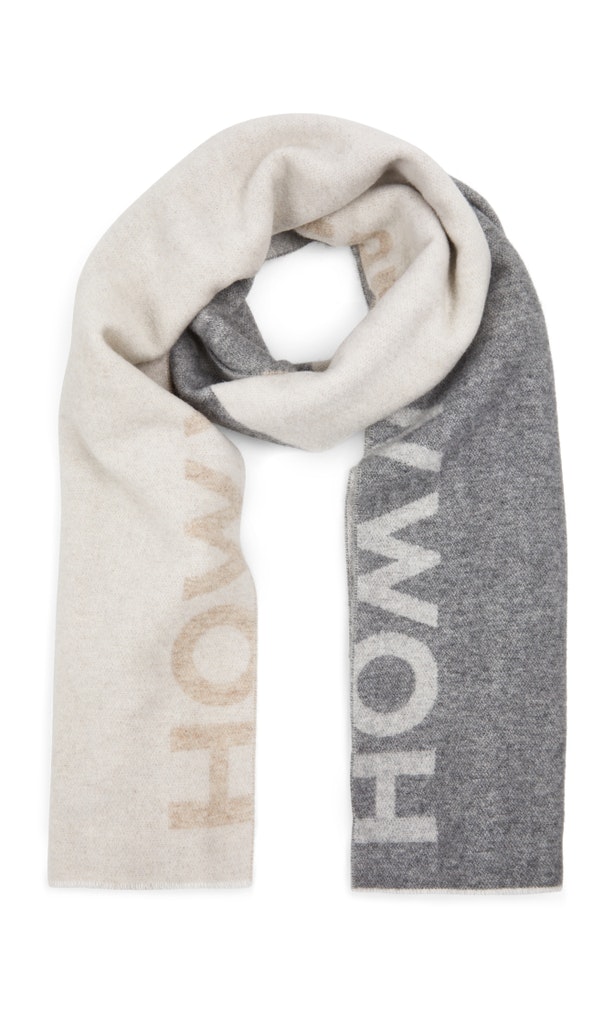 Statement-Schal aus Wolle