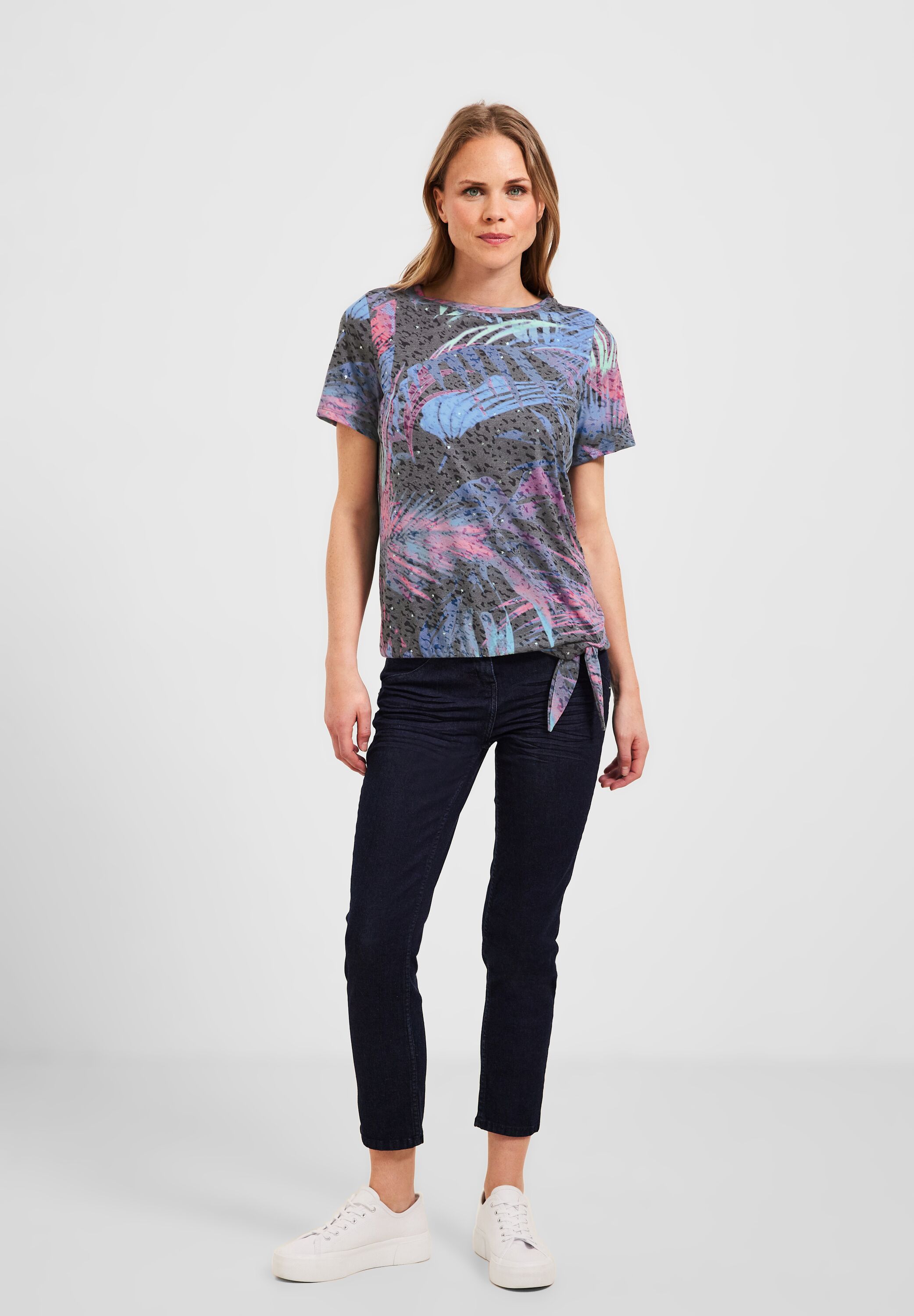 Burn Out Print Shirt