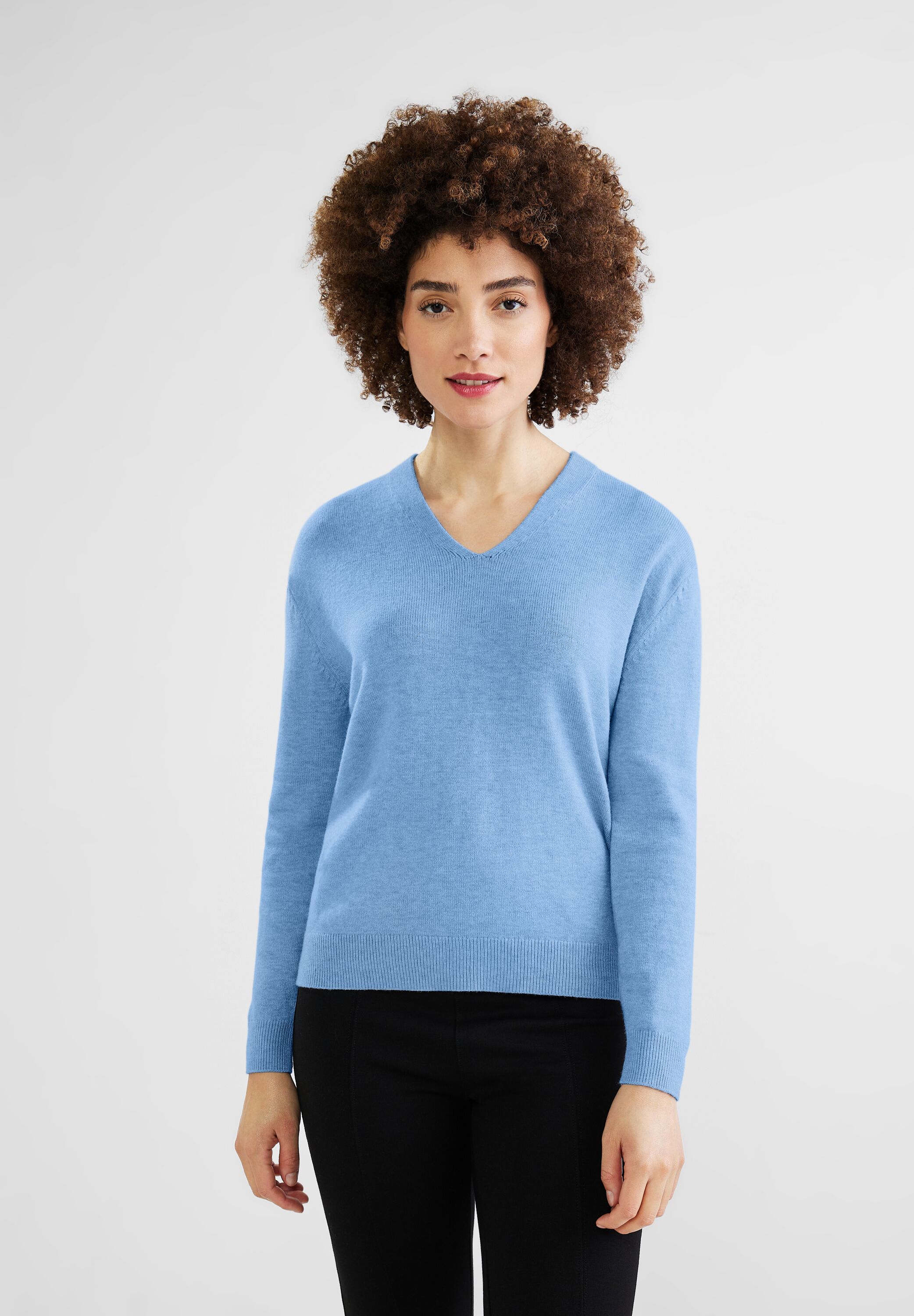 Pullover mit V-Ausschnitt