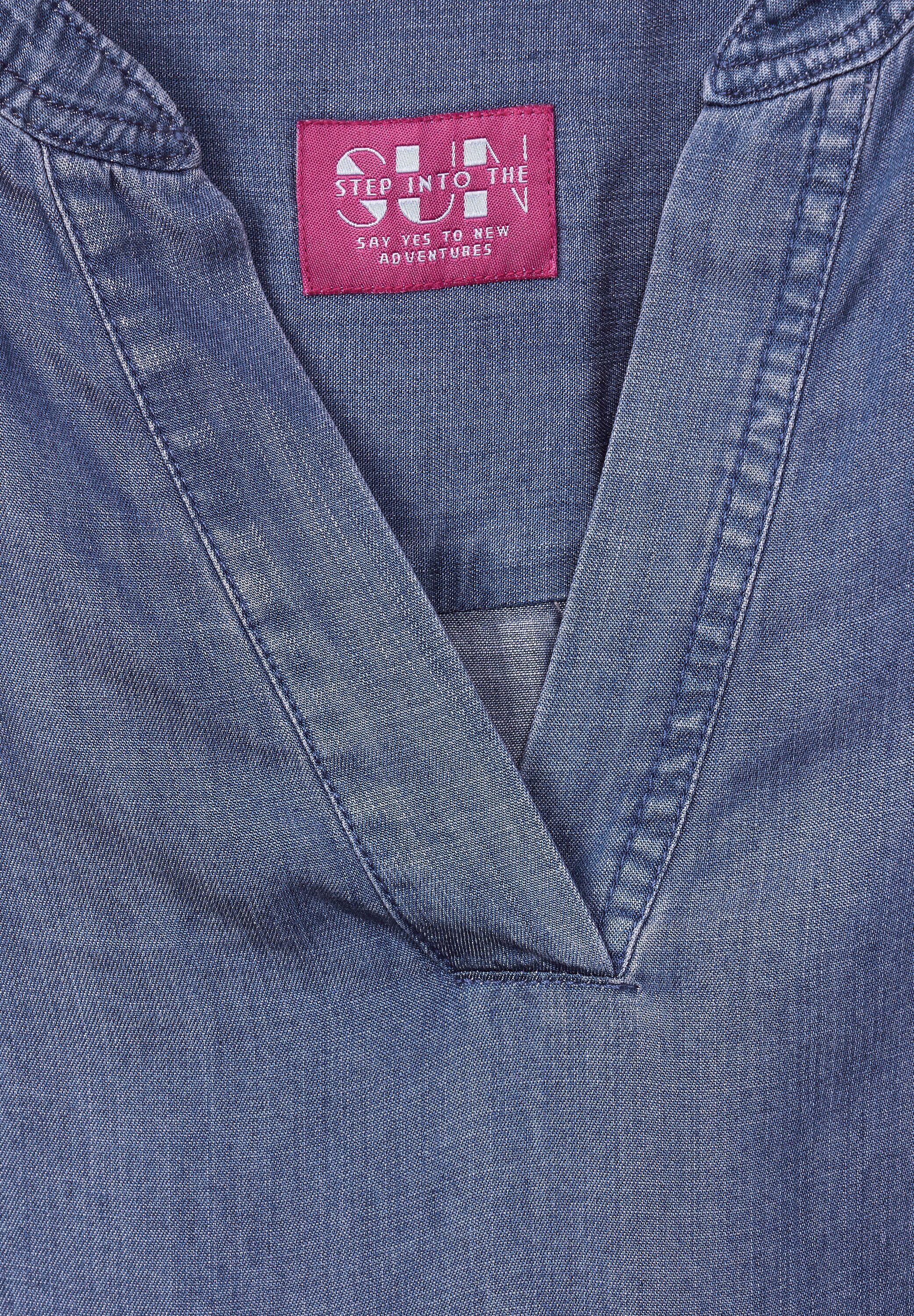 Jeans Look Bluse