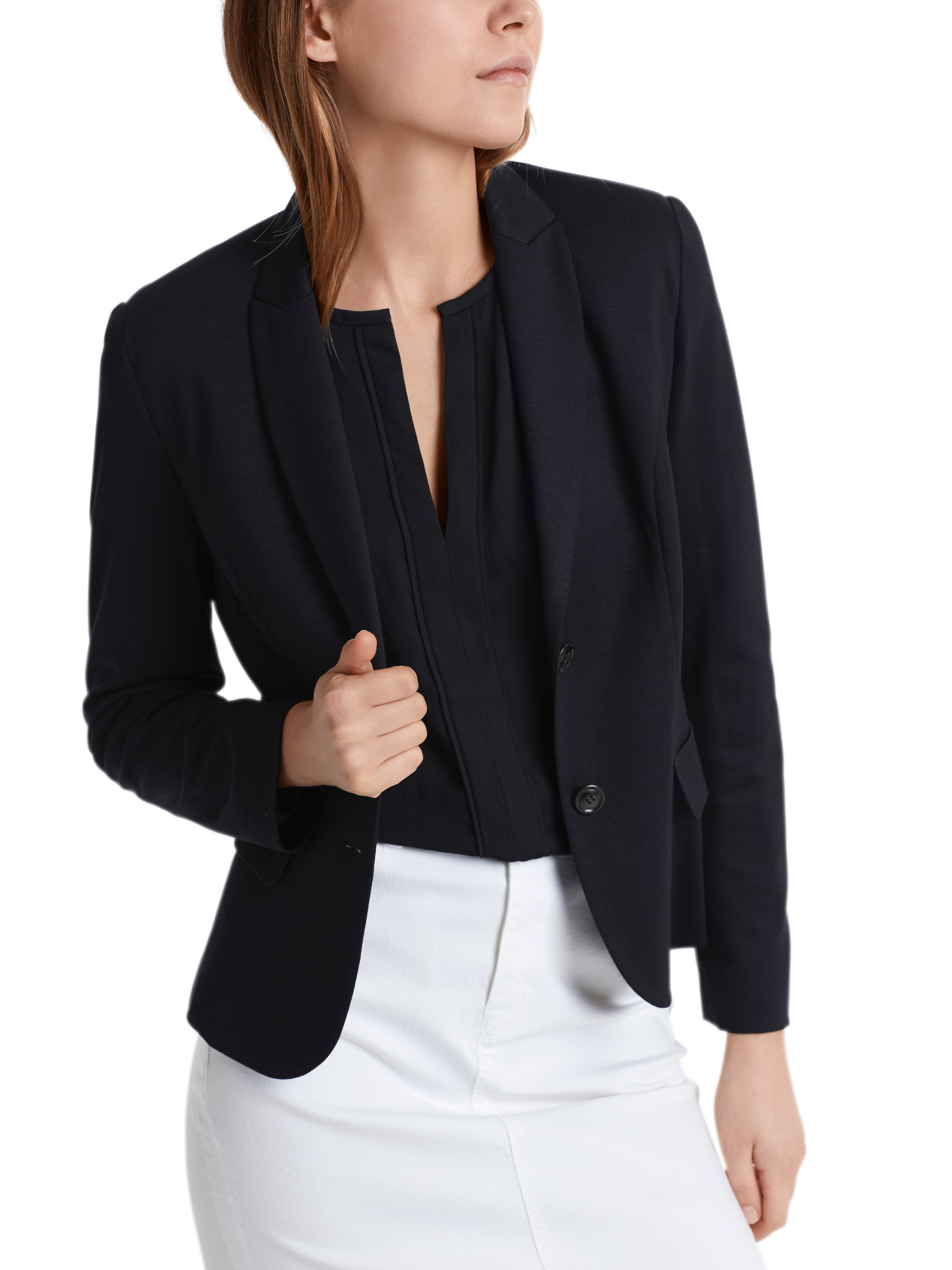 Leichter Blazer aus feinem Jersey