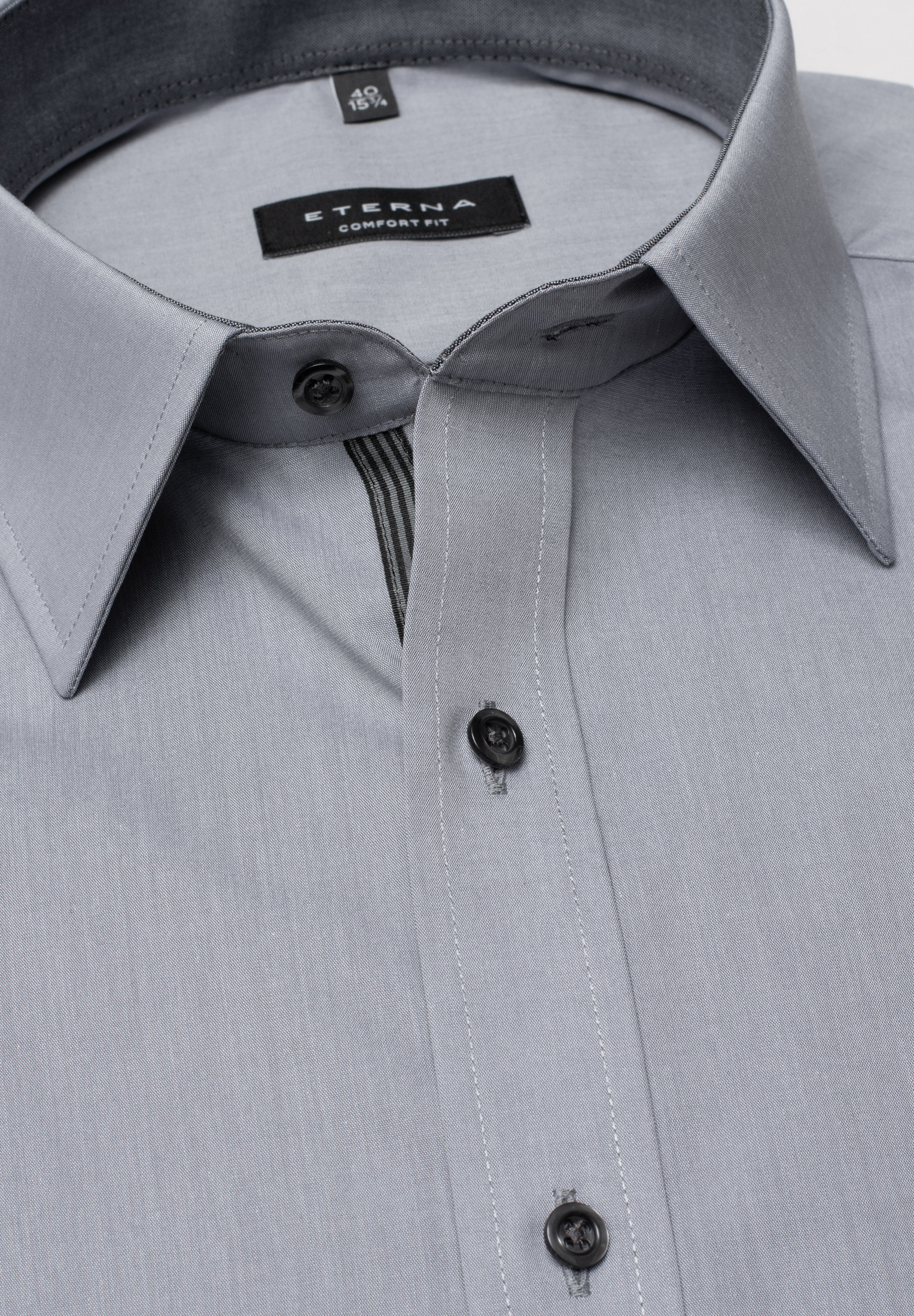 ETERNA LANGARM HEMD COMFORT FIT CHAMBRAY ETERNA LANGARM HEMD COMFORT FIT CHAMBRAY