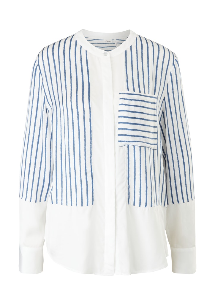 Satinbluse