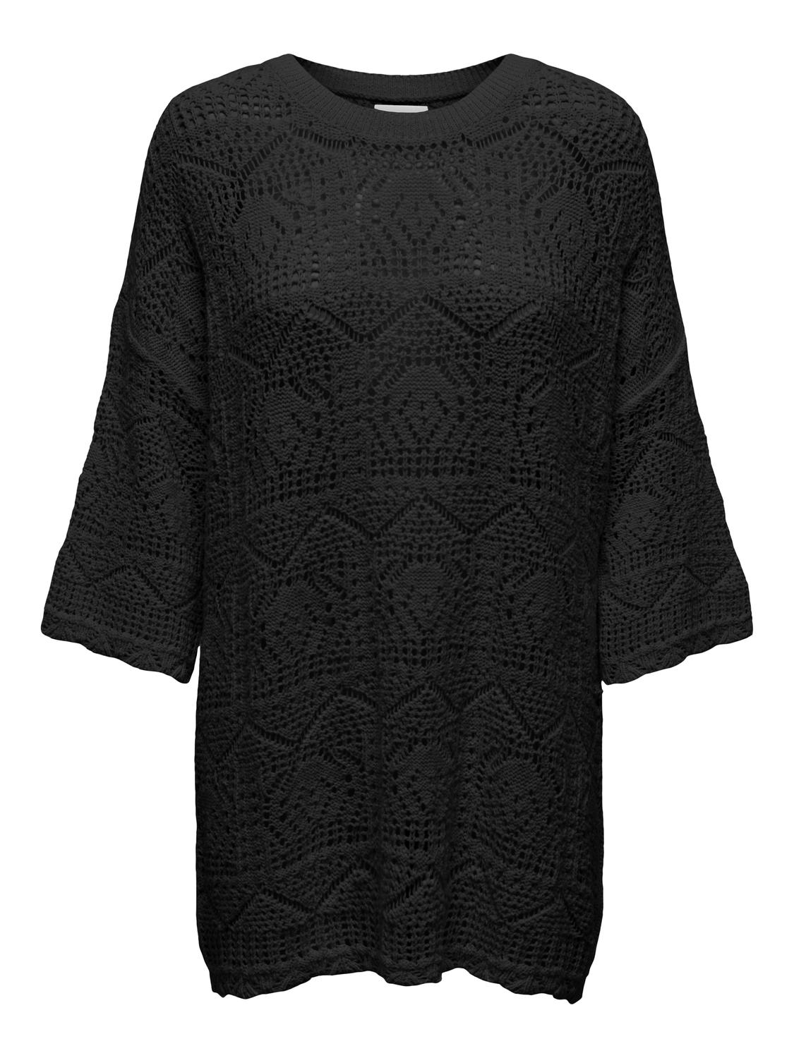 ONLBEACHIE LIFE 3/4 LOOSE ONECK NOOS KNT