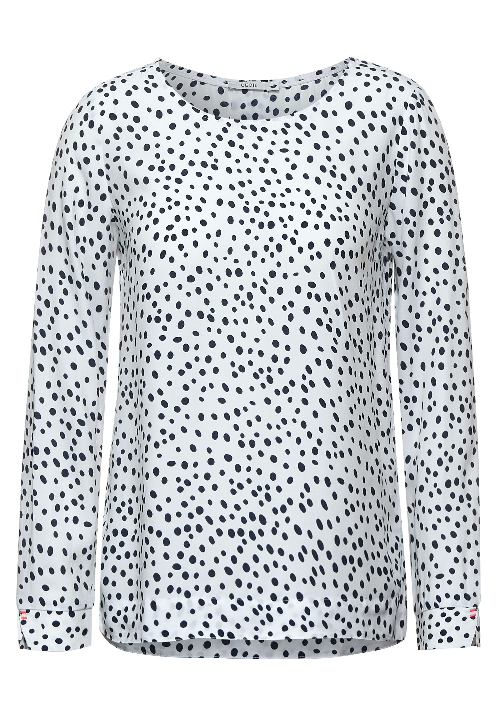 Bluse mit Punktemuster