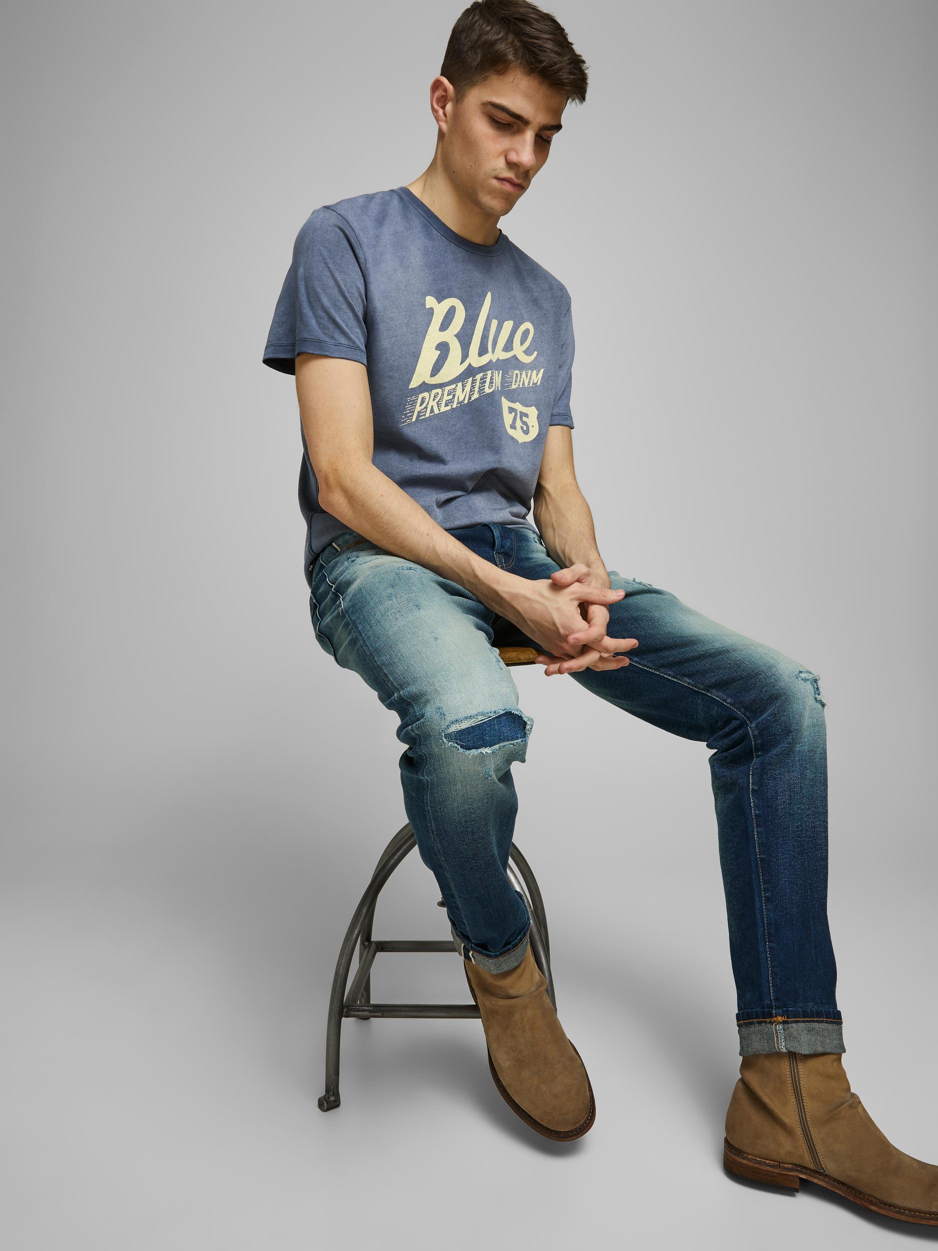 JPREDGAR BLU. TEE SS CREW NECK