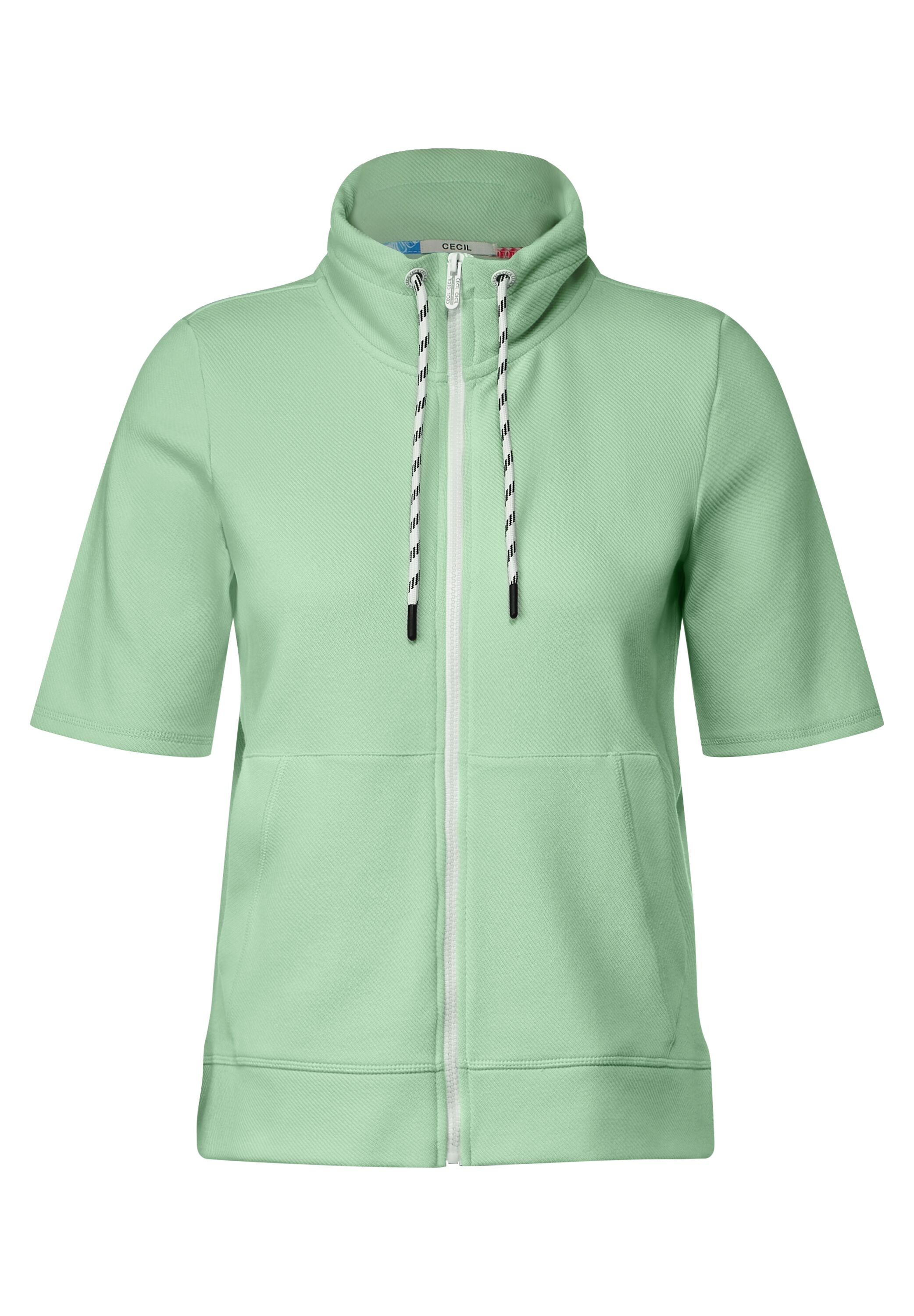 Kurzarm Sweatjacke