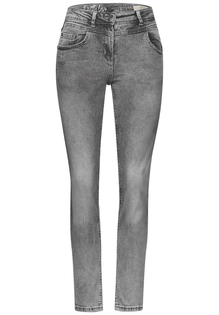 Slim Fit Jeans in Grau