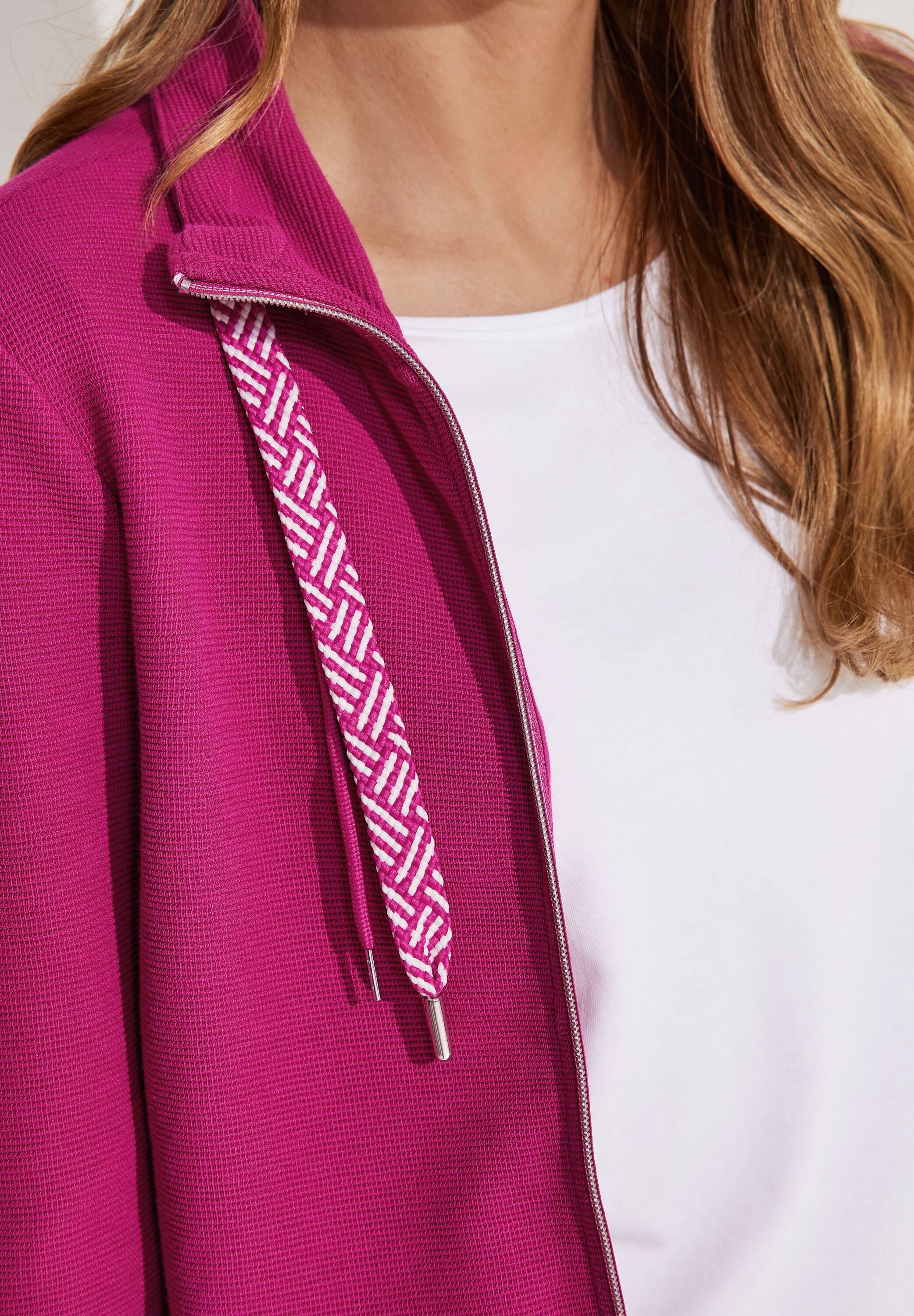 Shirtjacke mit Struktur