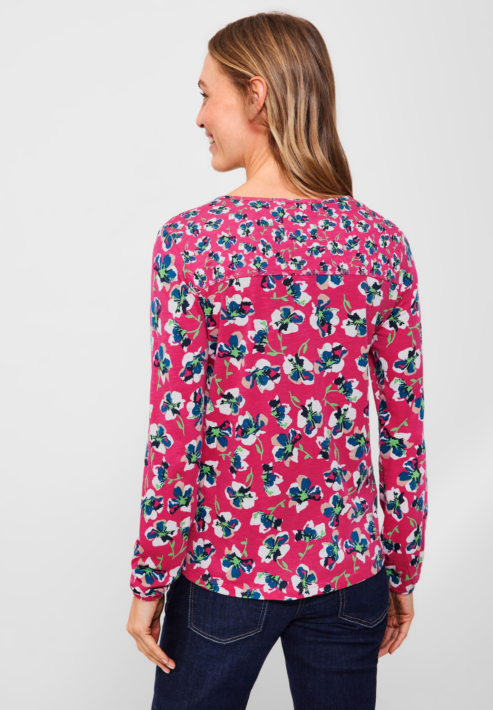 Tunikashirt mit Blumenmuster