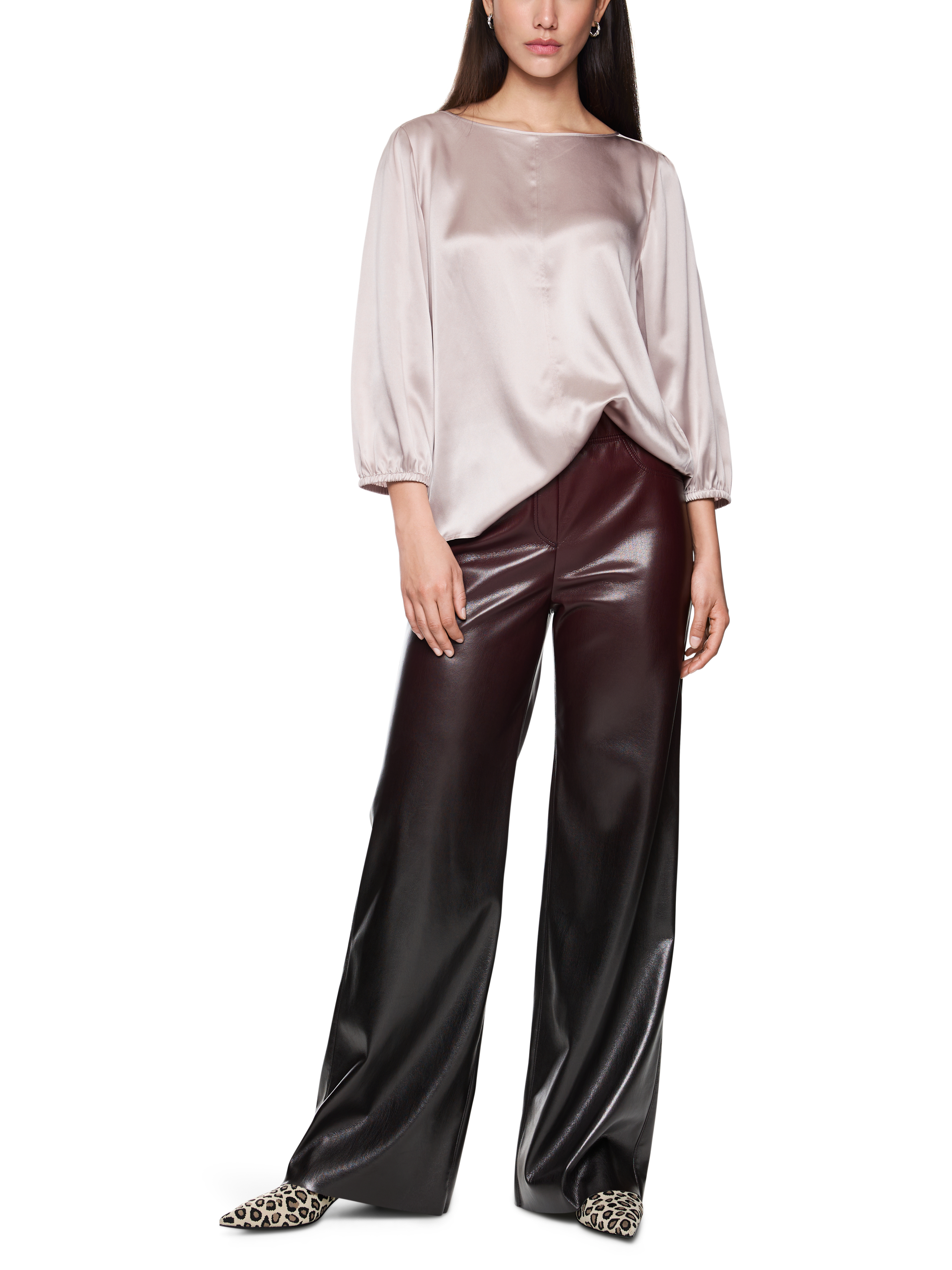 Lockere Seidenbluse