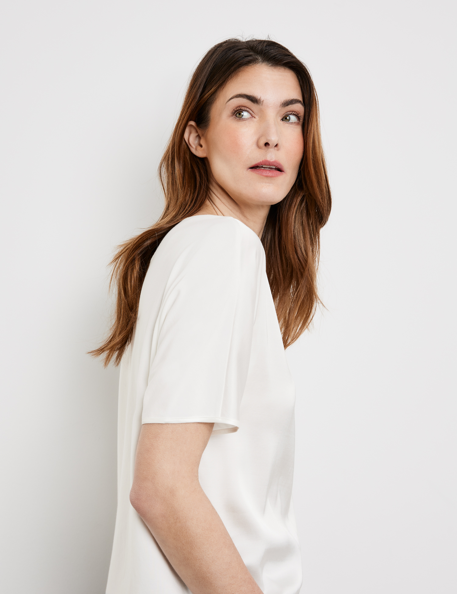 Blusenshirt mit Kellerfalte