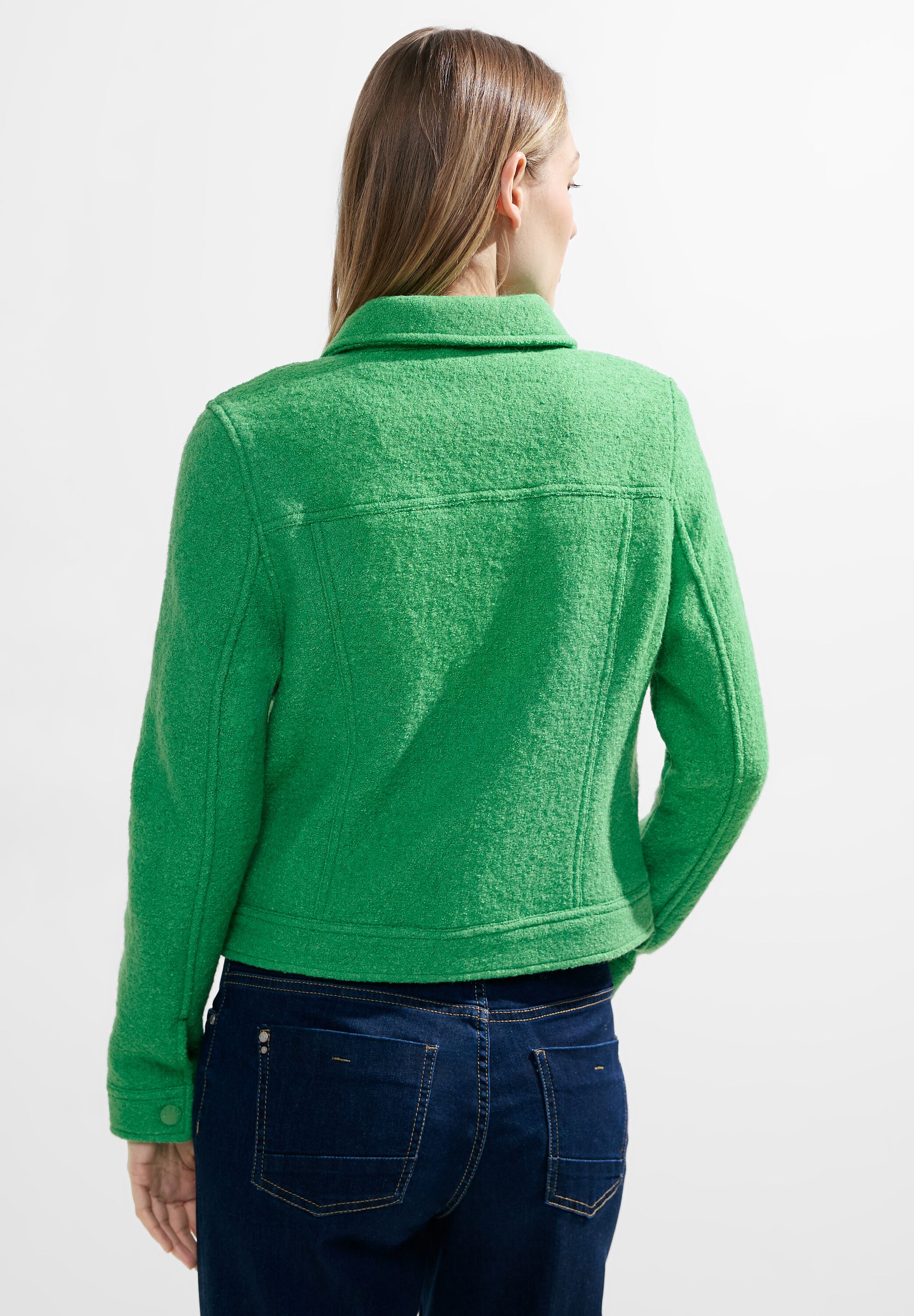 Jacke mit Wollanteil