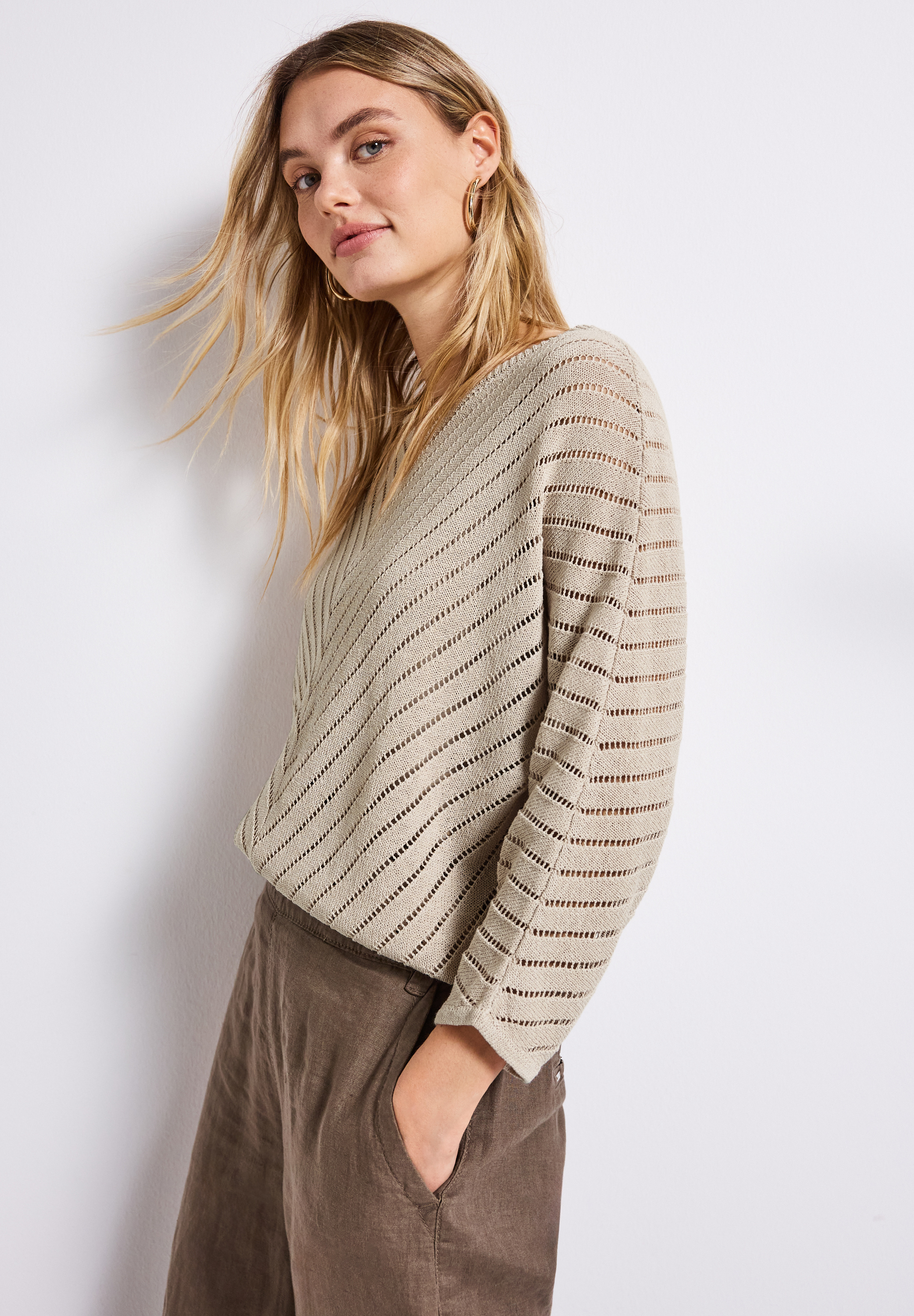Strukturpullover