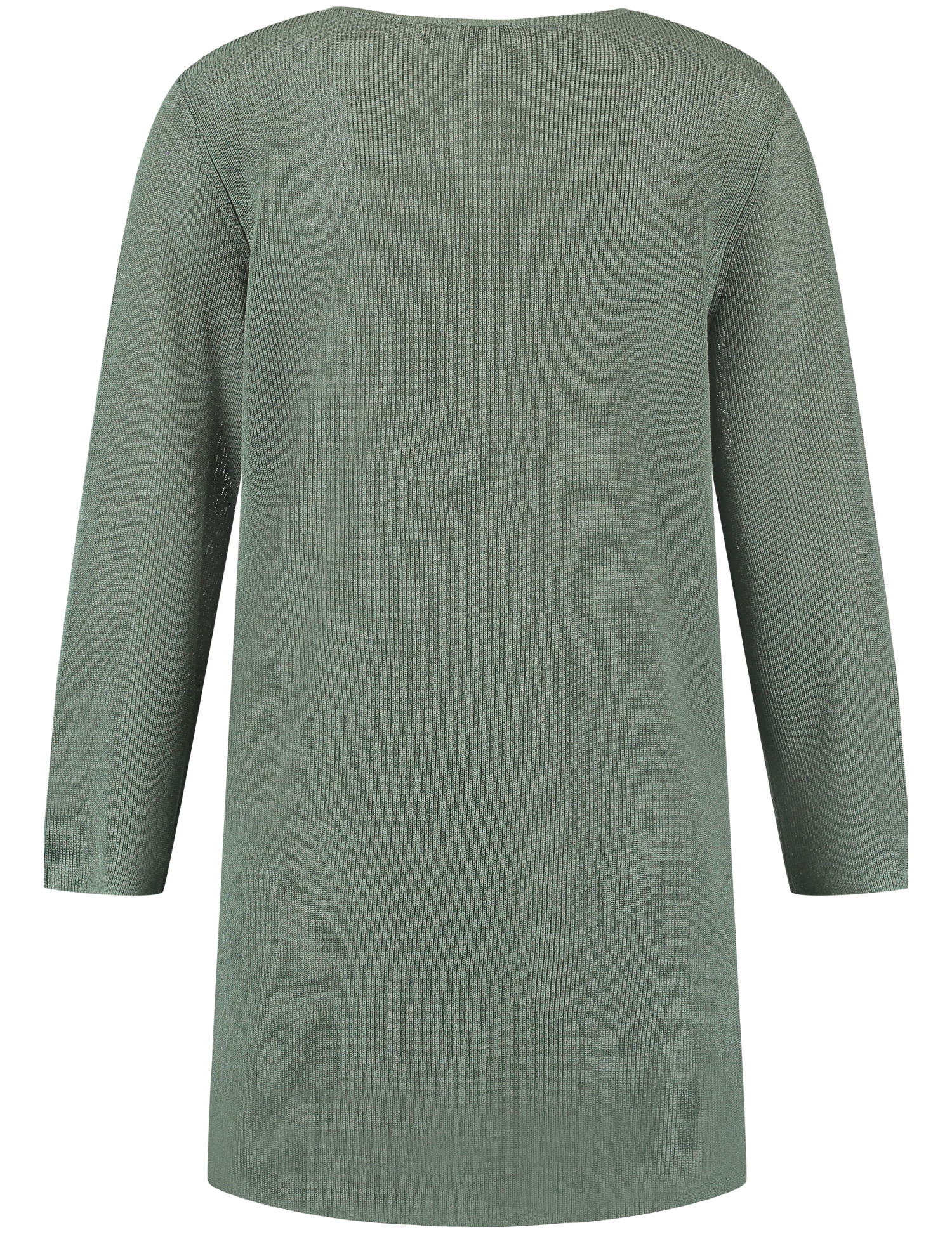 Offene Strickjacke in Rippstrick