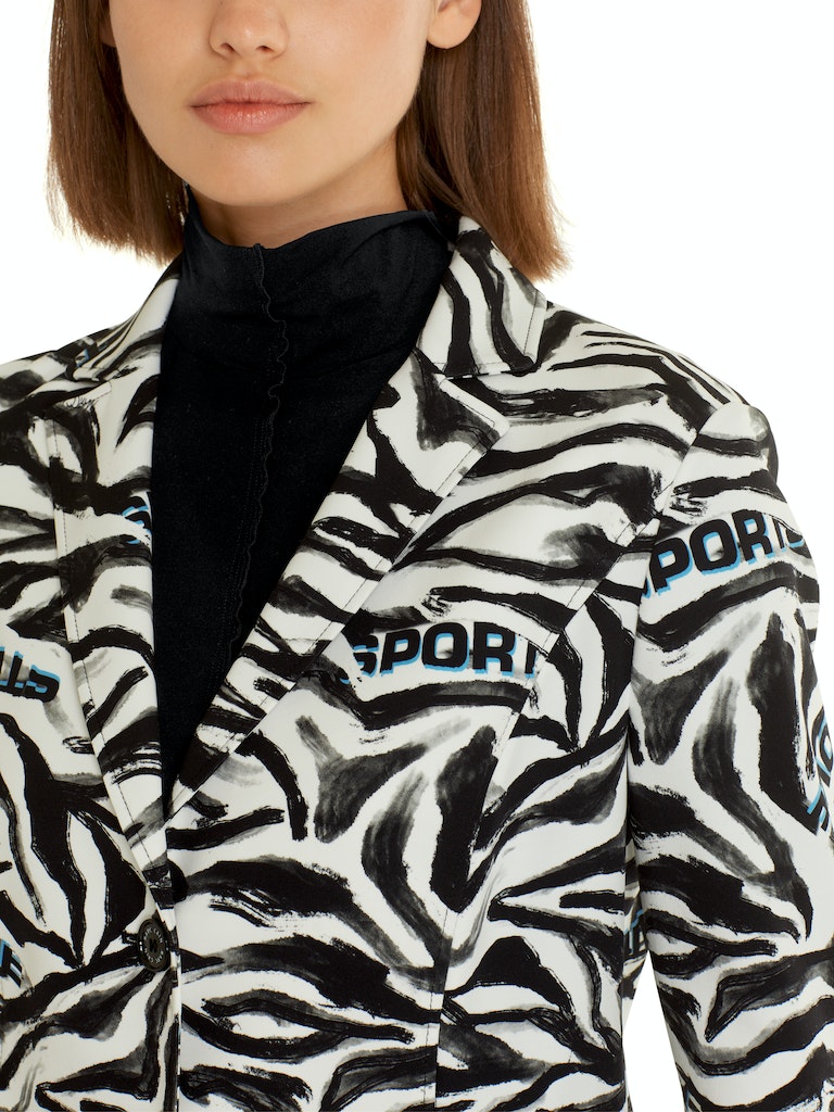 Blazer mit Zebramuster