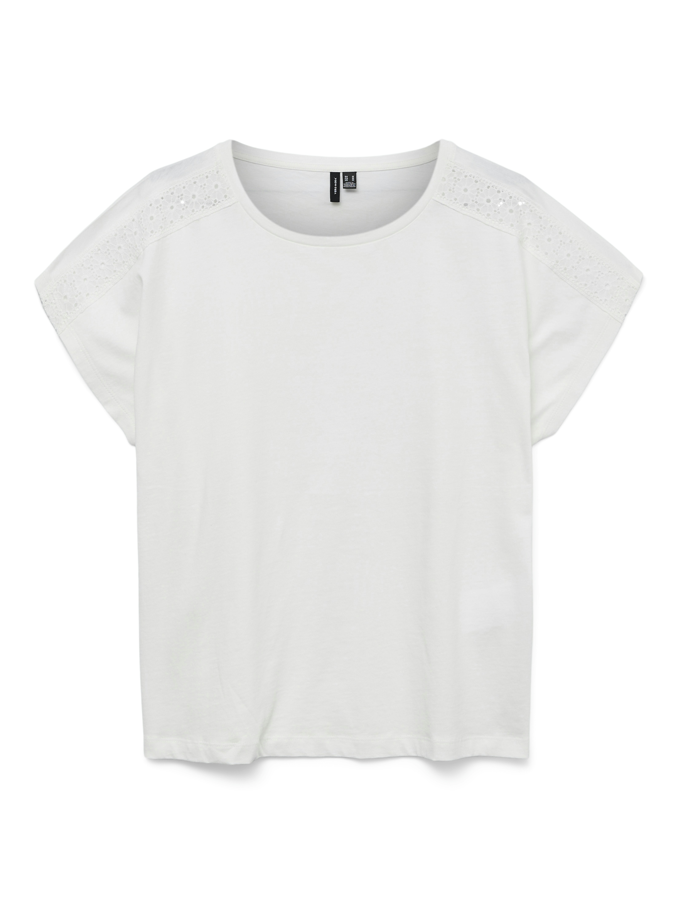 VMEMMY SS LACE TAPE TOP JRS NOOS
