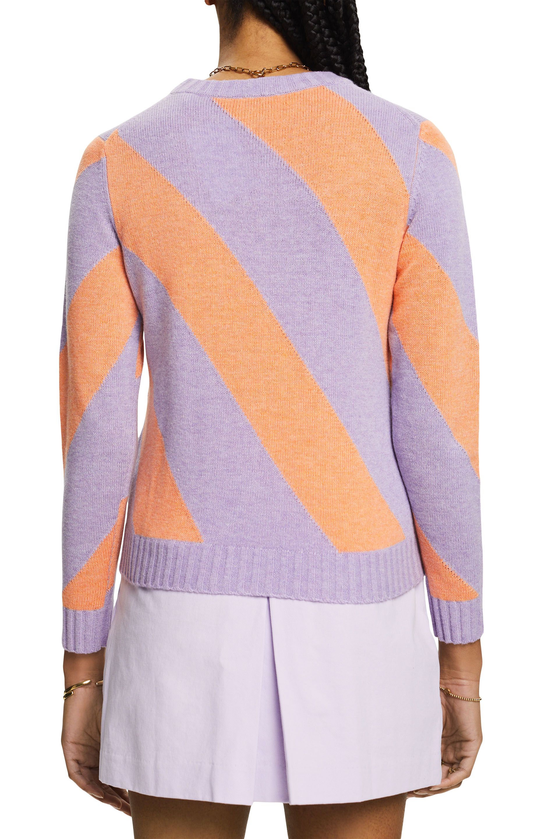 Pullover mit Jacquardstreifen