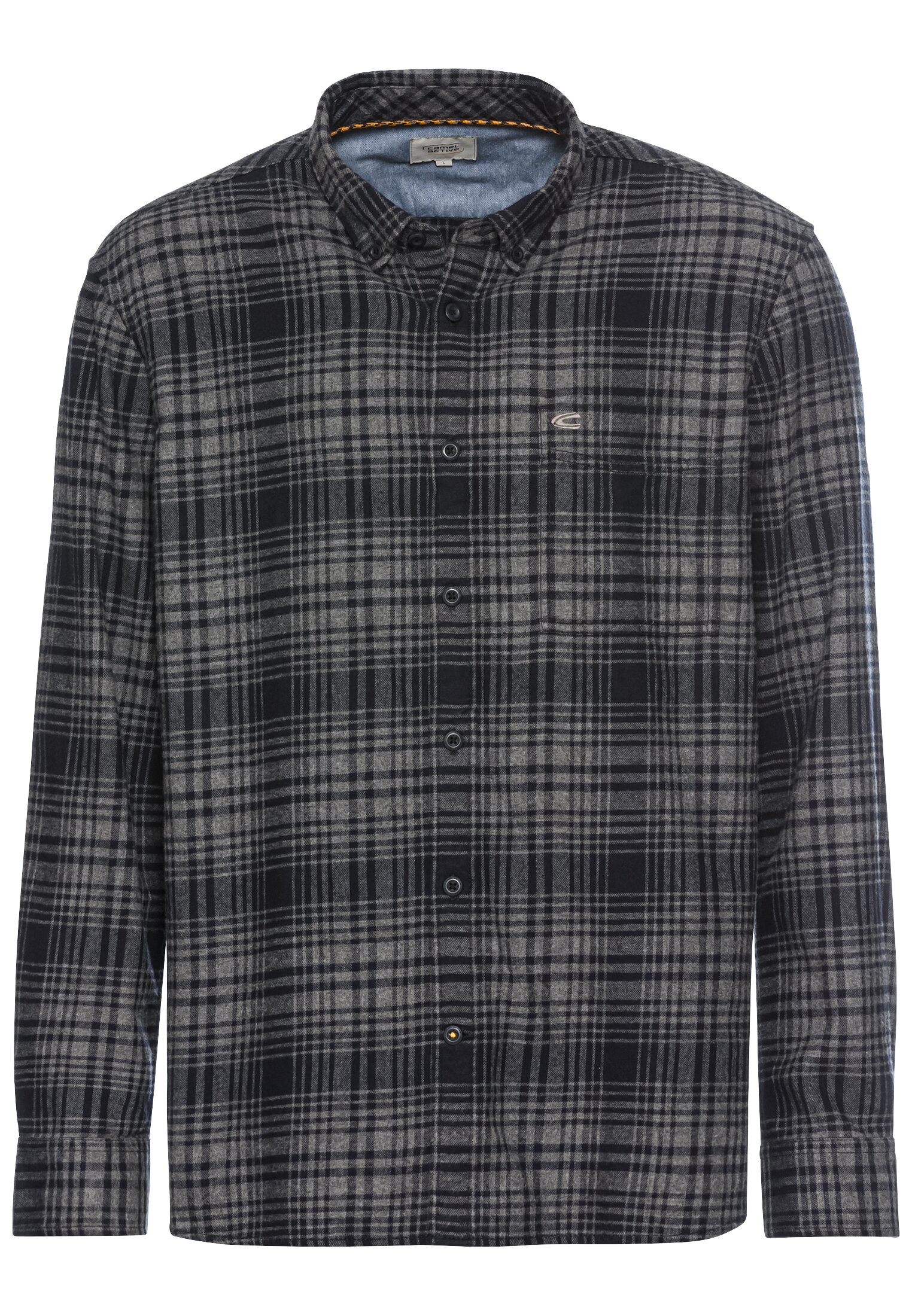 Langarmhemd mit Karomuster