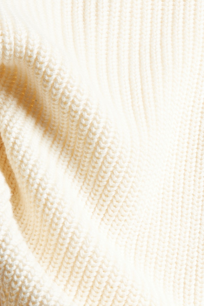 Rippstrick-Cardigan aus 100% Bio-Baumwolle