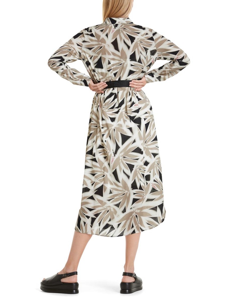 Kleid mit Palmen-Print